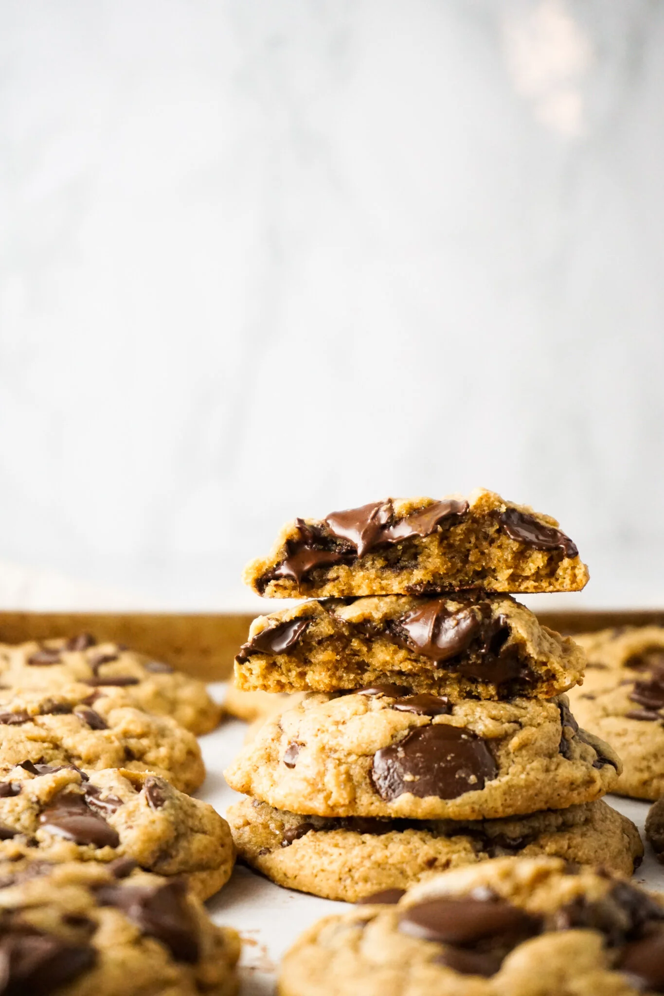 The Best Brown Butter Chocolate Chunk Cookies Whole Wheat Hungry Haley