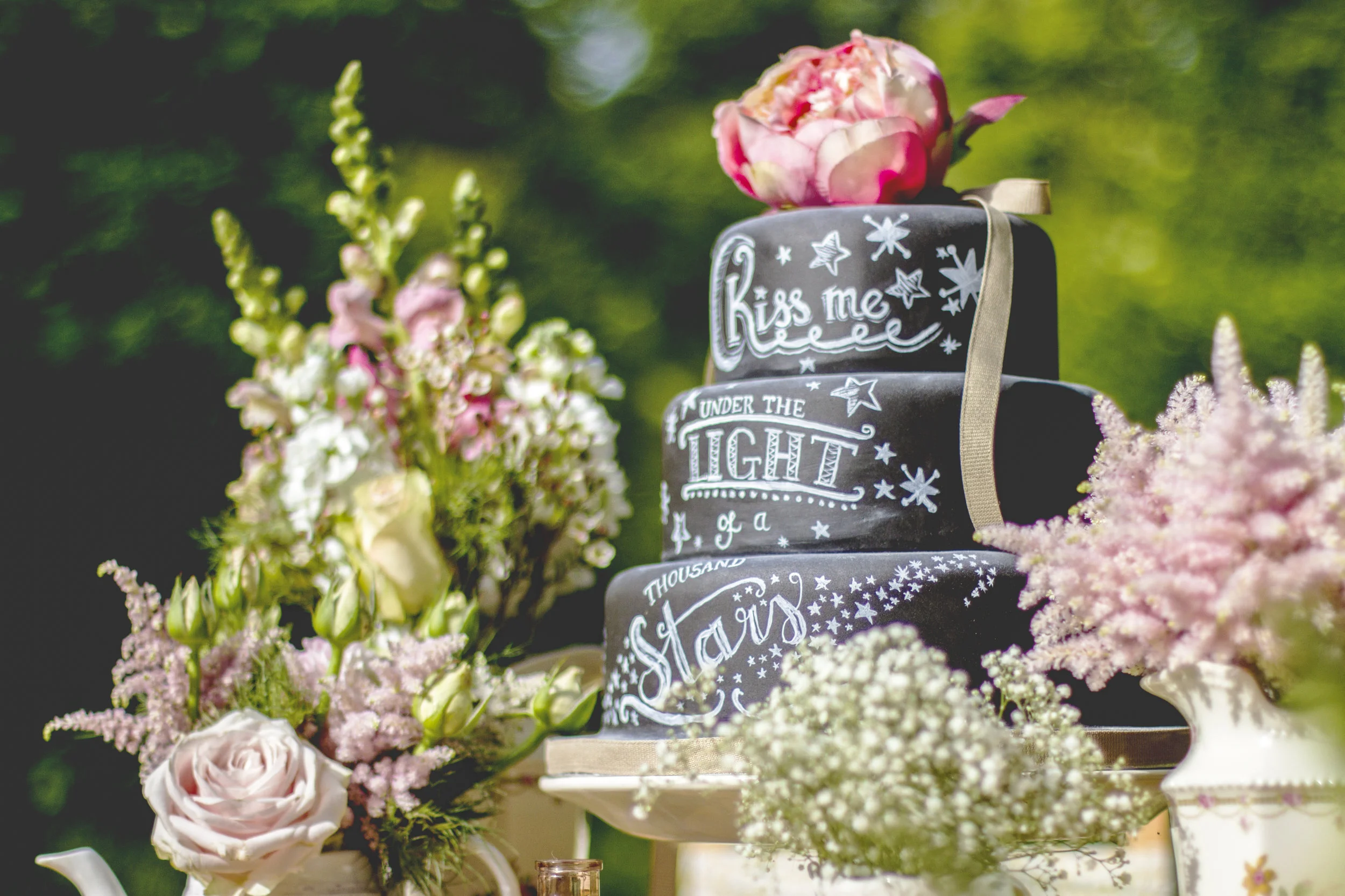 Vanilla nova wedding cake