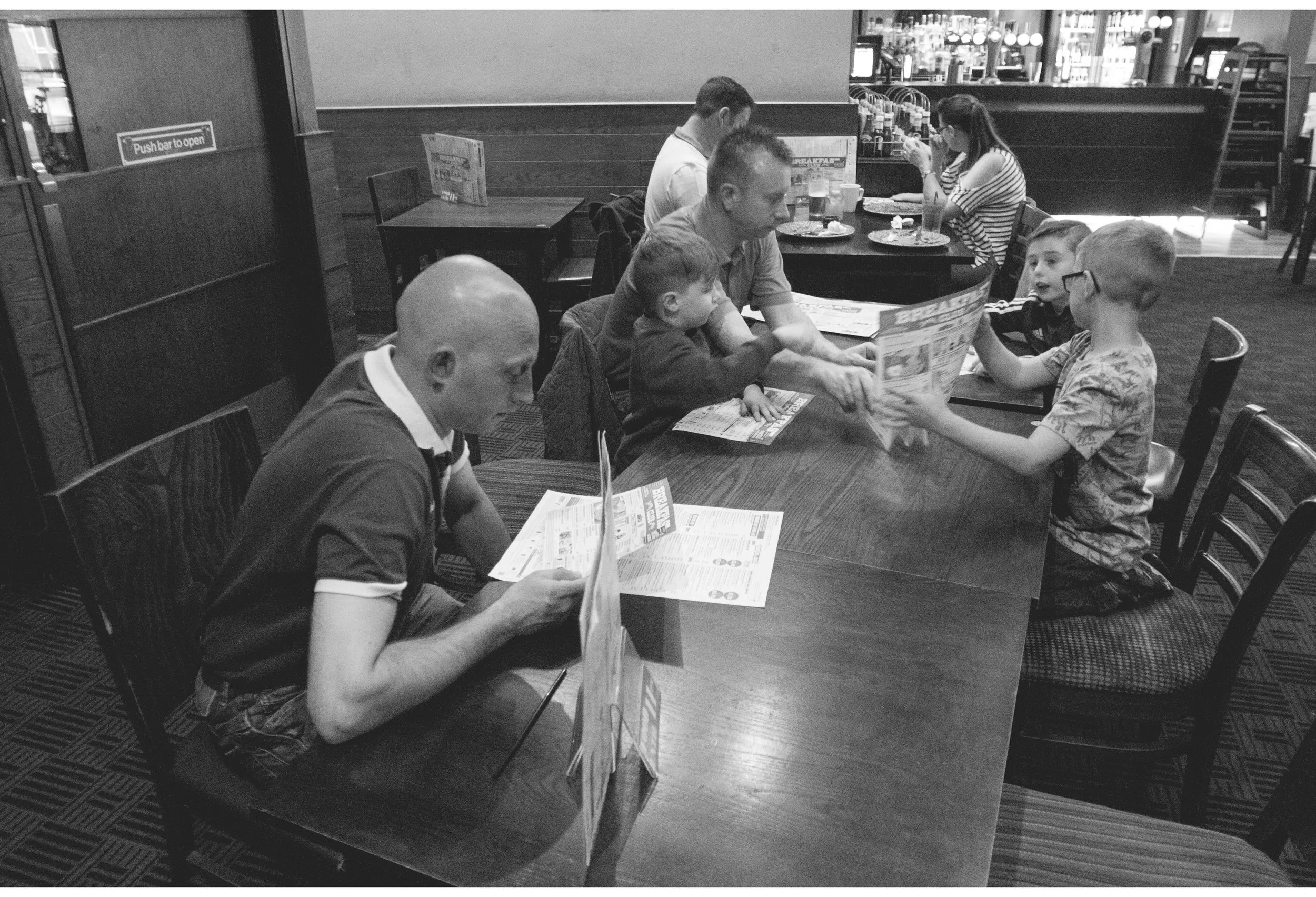 breakfast at weatherspoons Liverpool wedding morning