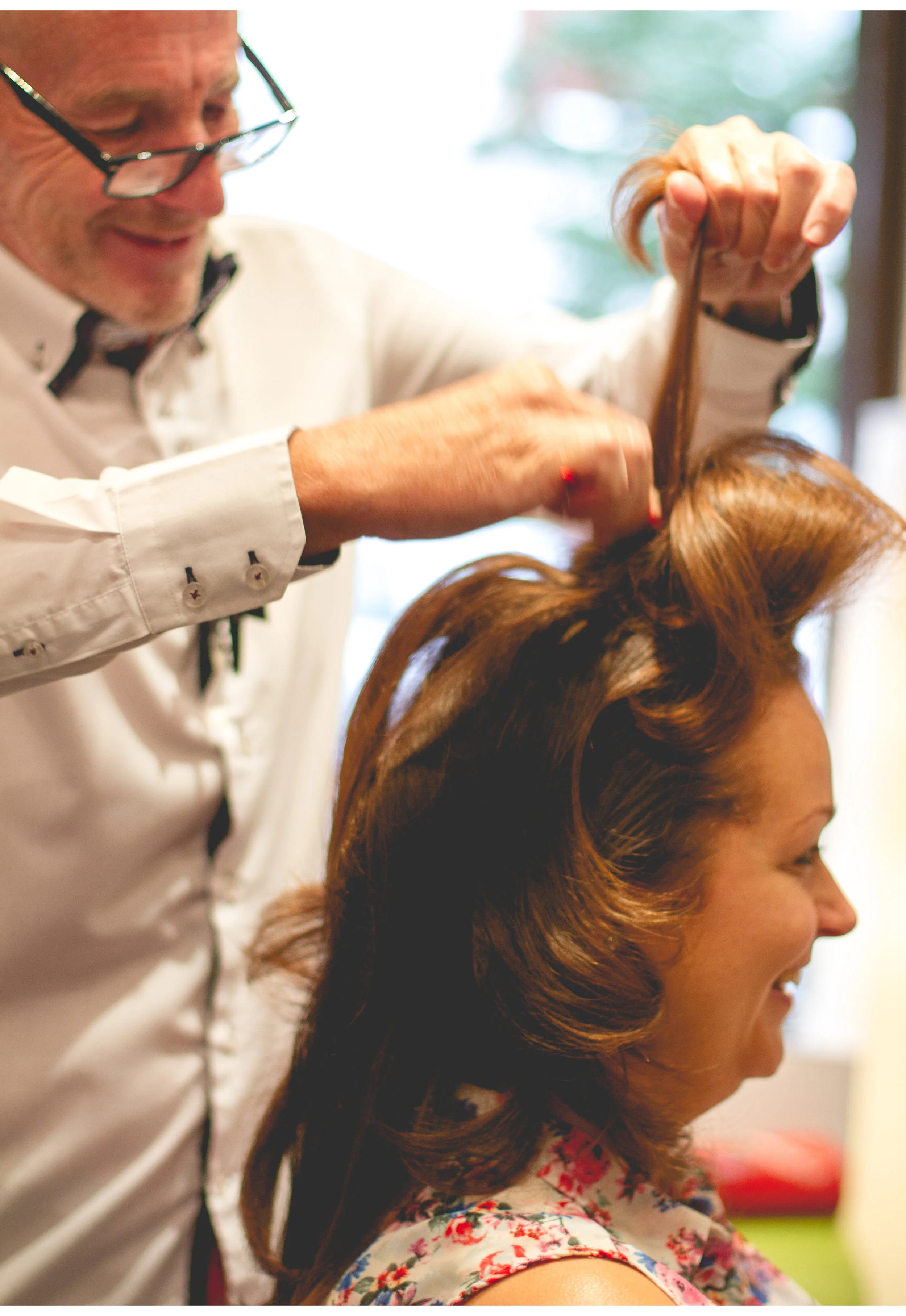 bridesmaid hair styling 