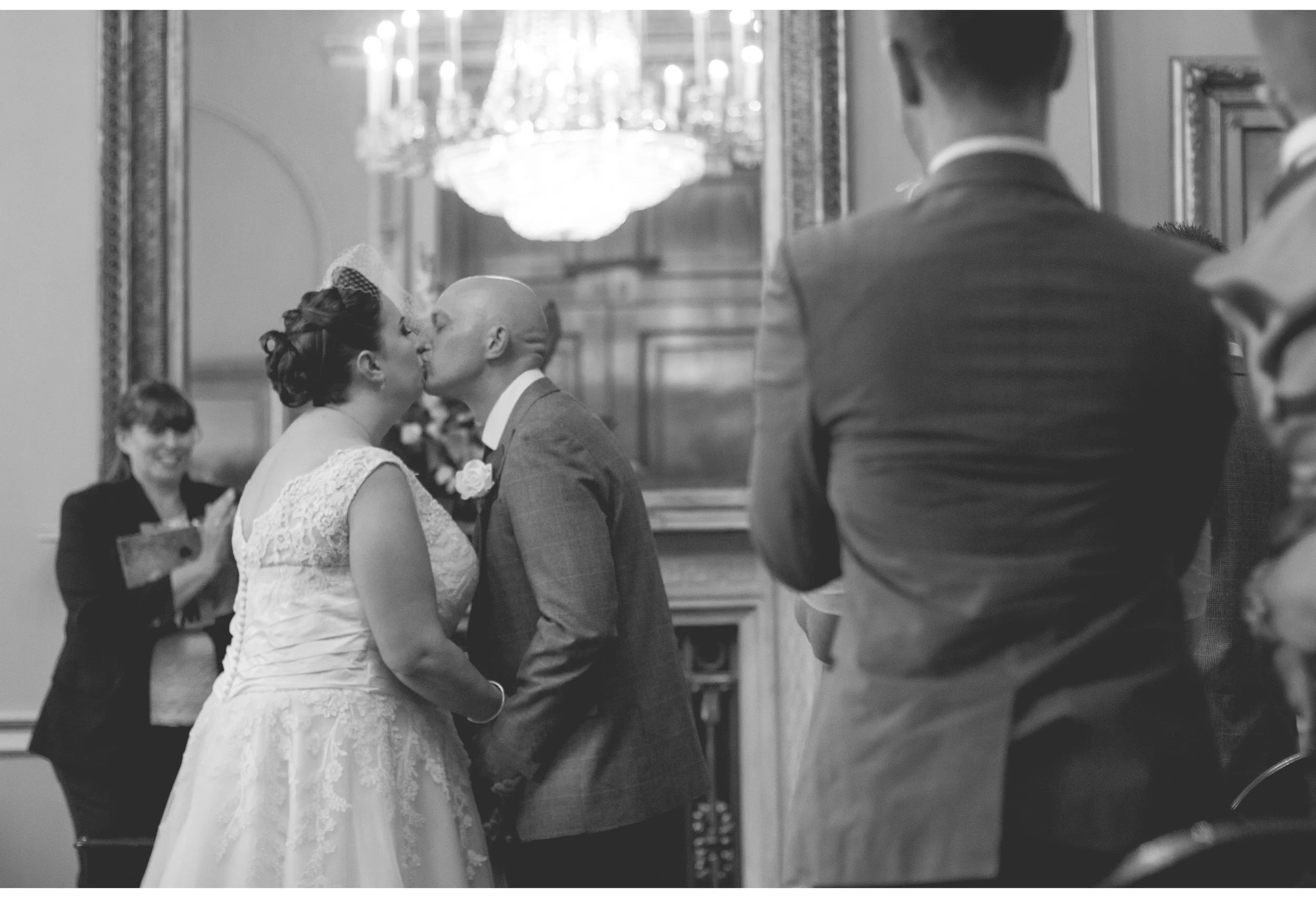 first kiss in Liverpool town hall 