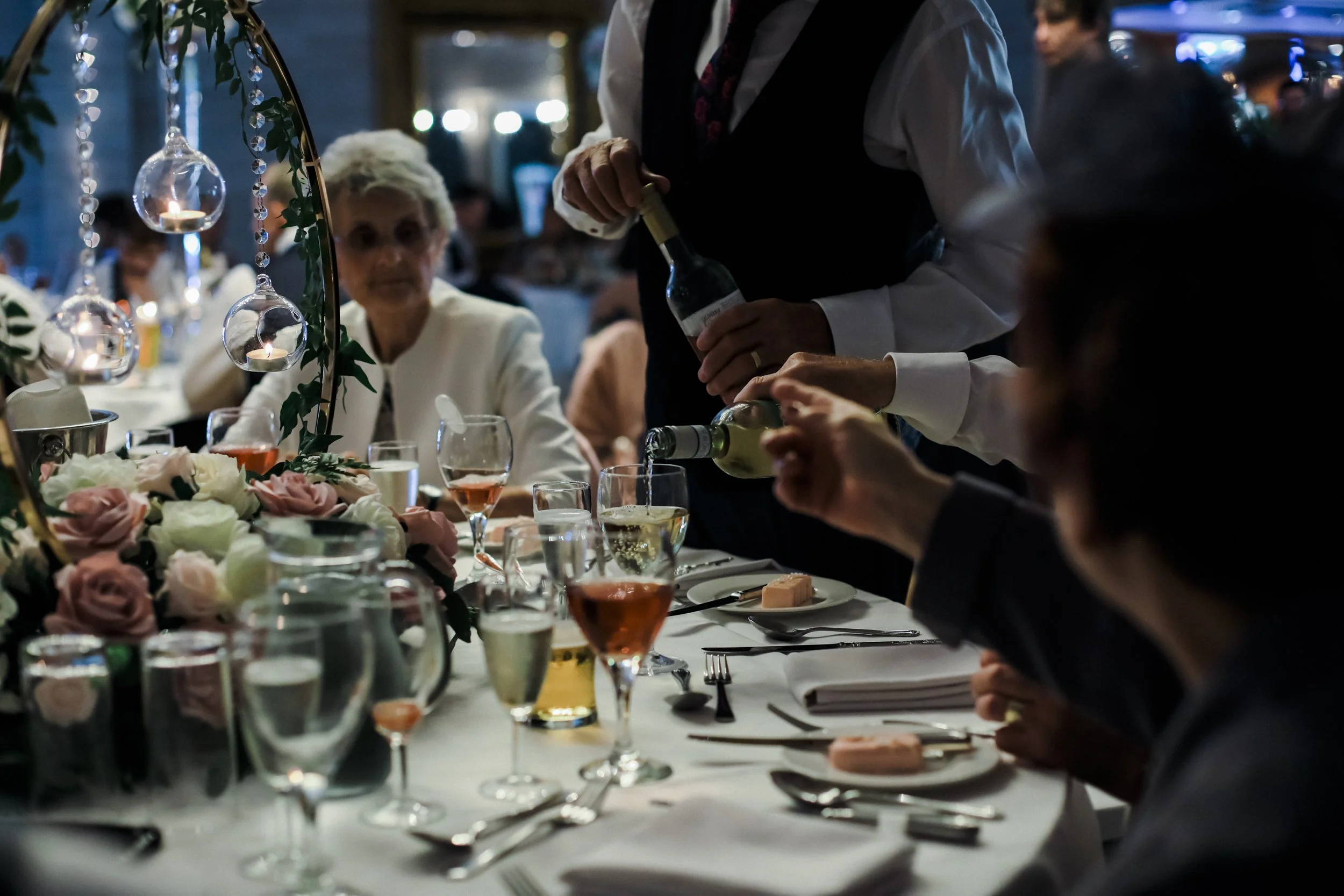 guests at Brook Hall hotel wedding photography
