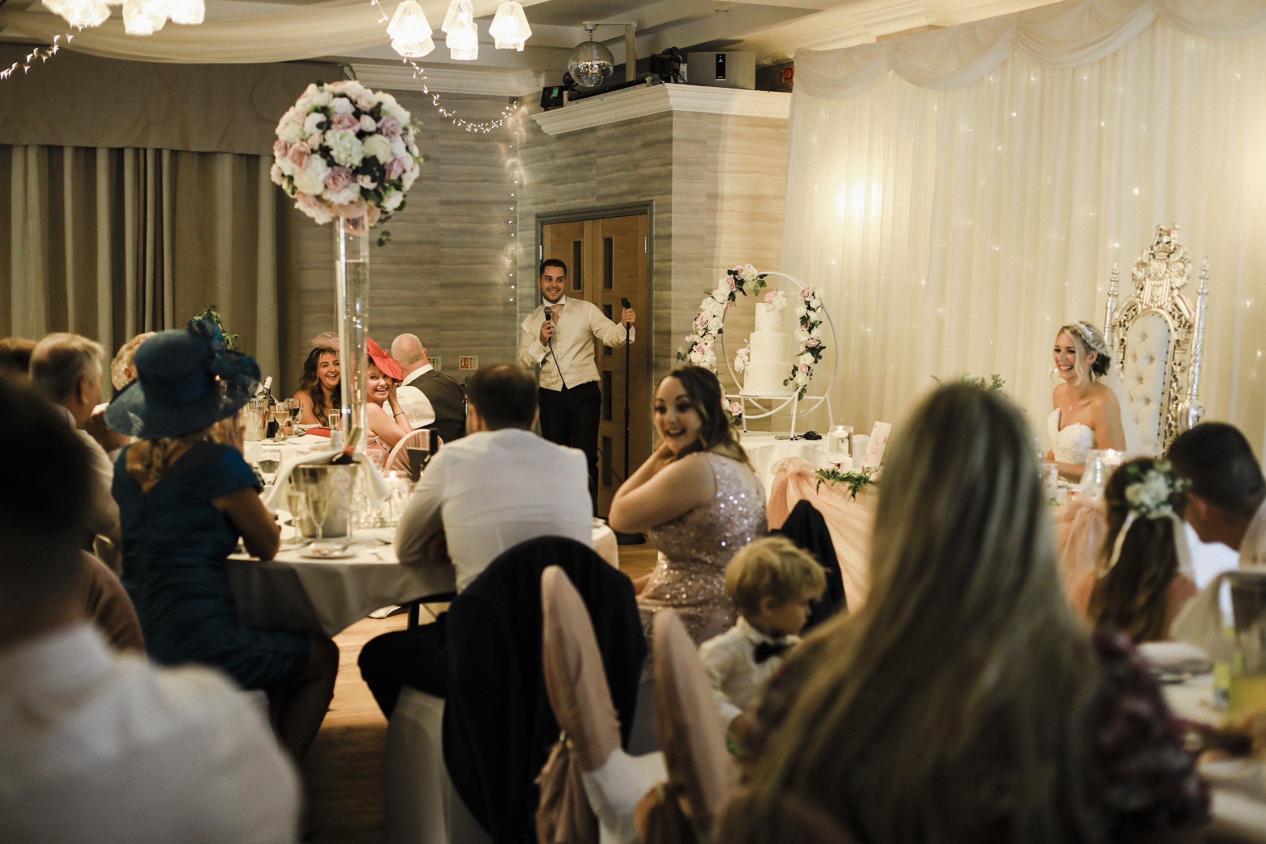 speeches at Brook Hall hotel wedding photography