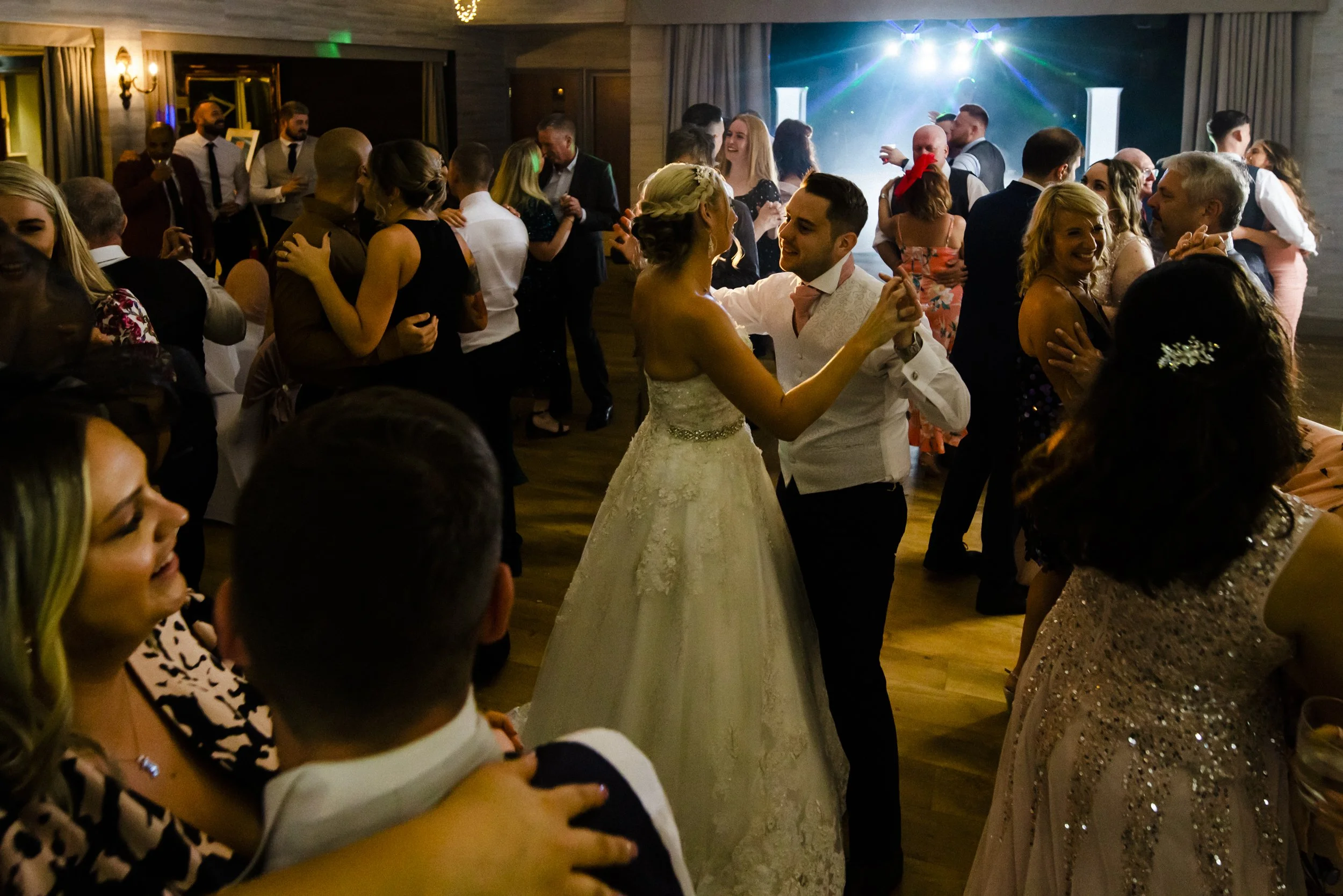 wedding party Brook Hall hotel wedding photography