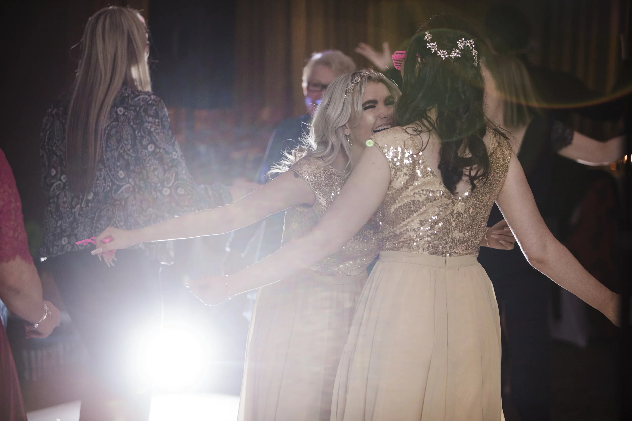 Full-On Party Mode: Dance Floor Jam-Packed with High Energy at Holiday Inn Ellesmere Port - Wirral Winter Wedding