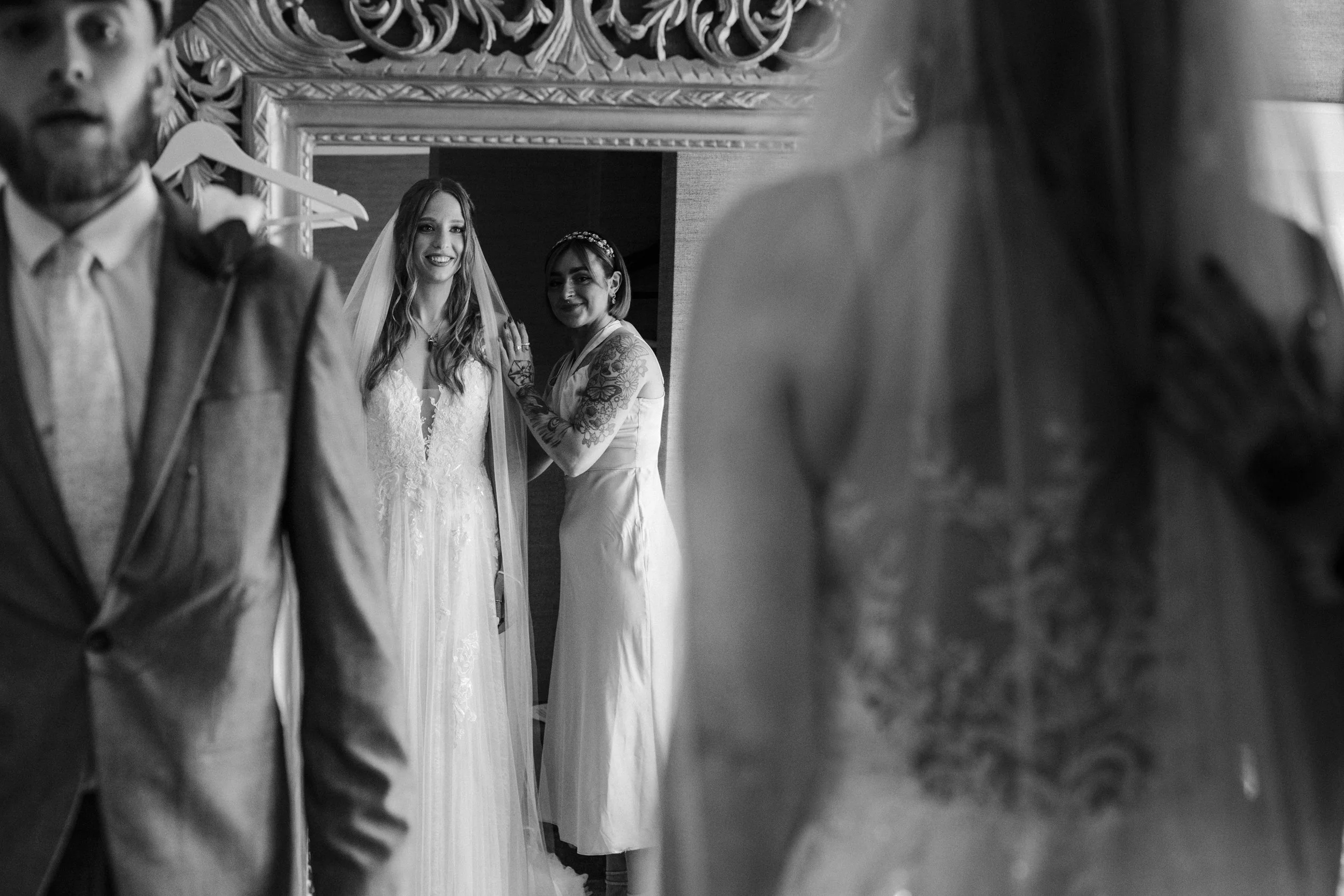 The Park Hotel Liverpool Wedding Photography: Timeless Reflections of Bridal Elegance