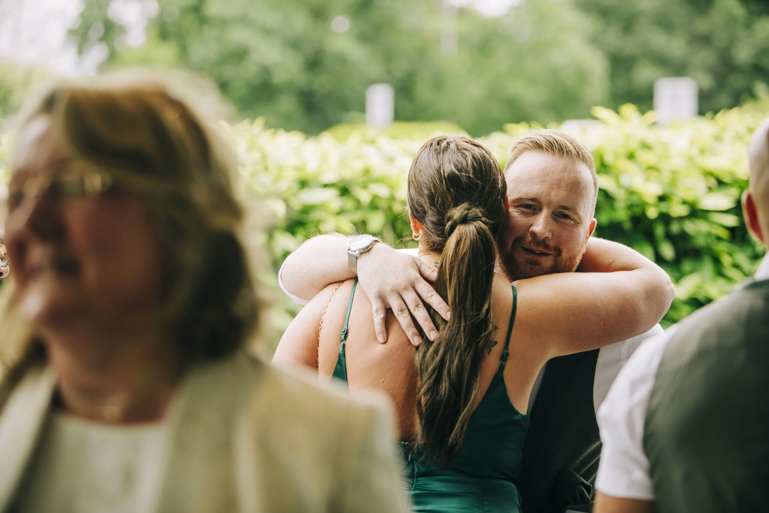 The Park Hotel Liverpool Wedding Photography: Heartfelt Congratulations and Warm Embraces