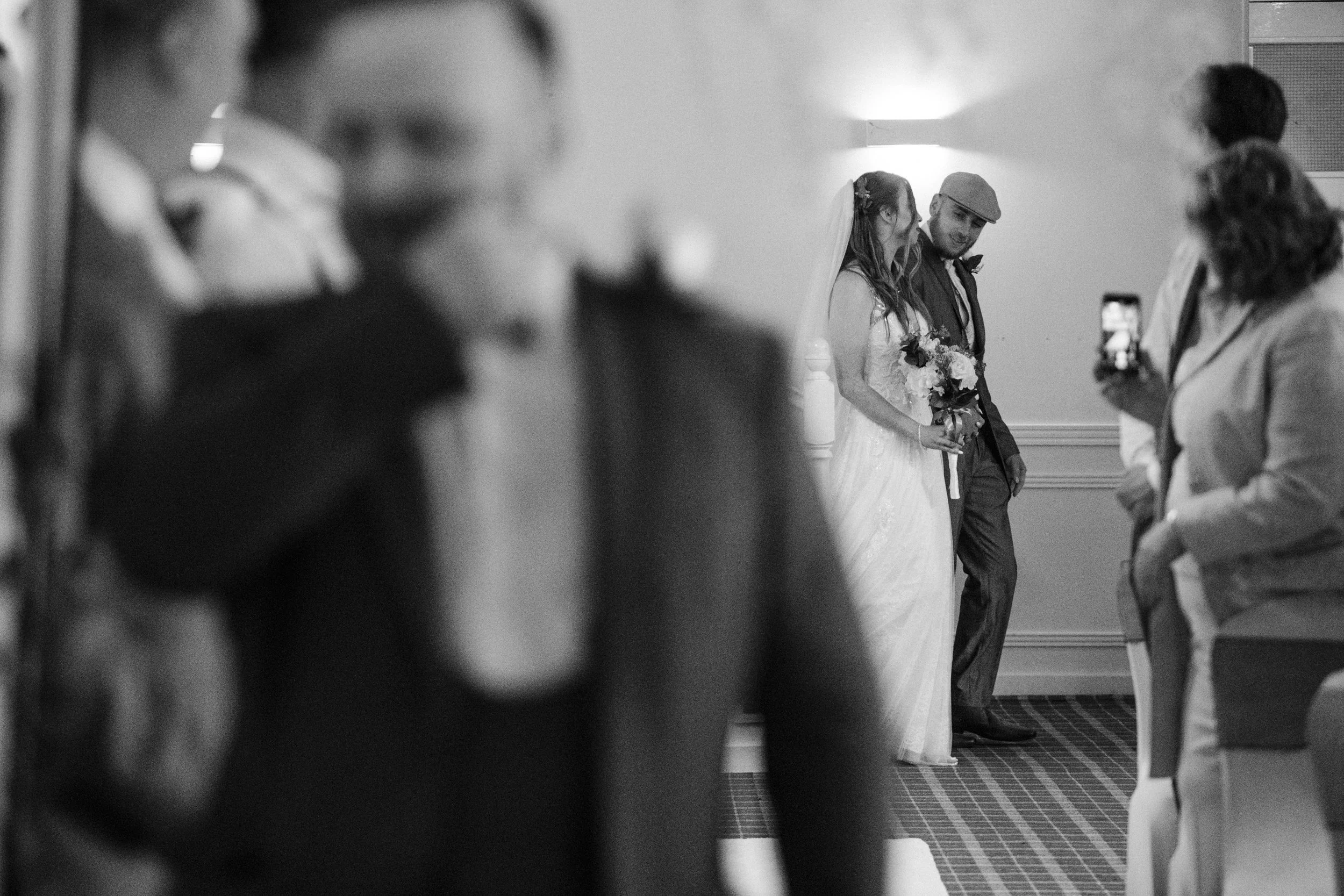 The Park Hotel Liverpool Wedding Photography: Emotion Unveiled in Monochrome