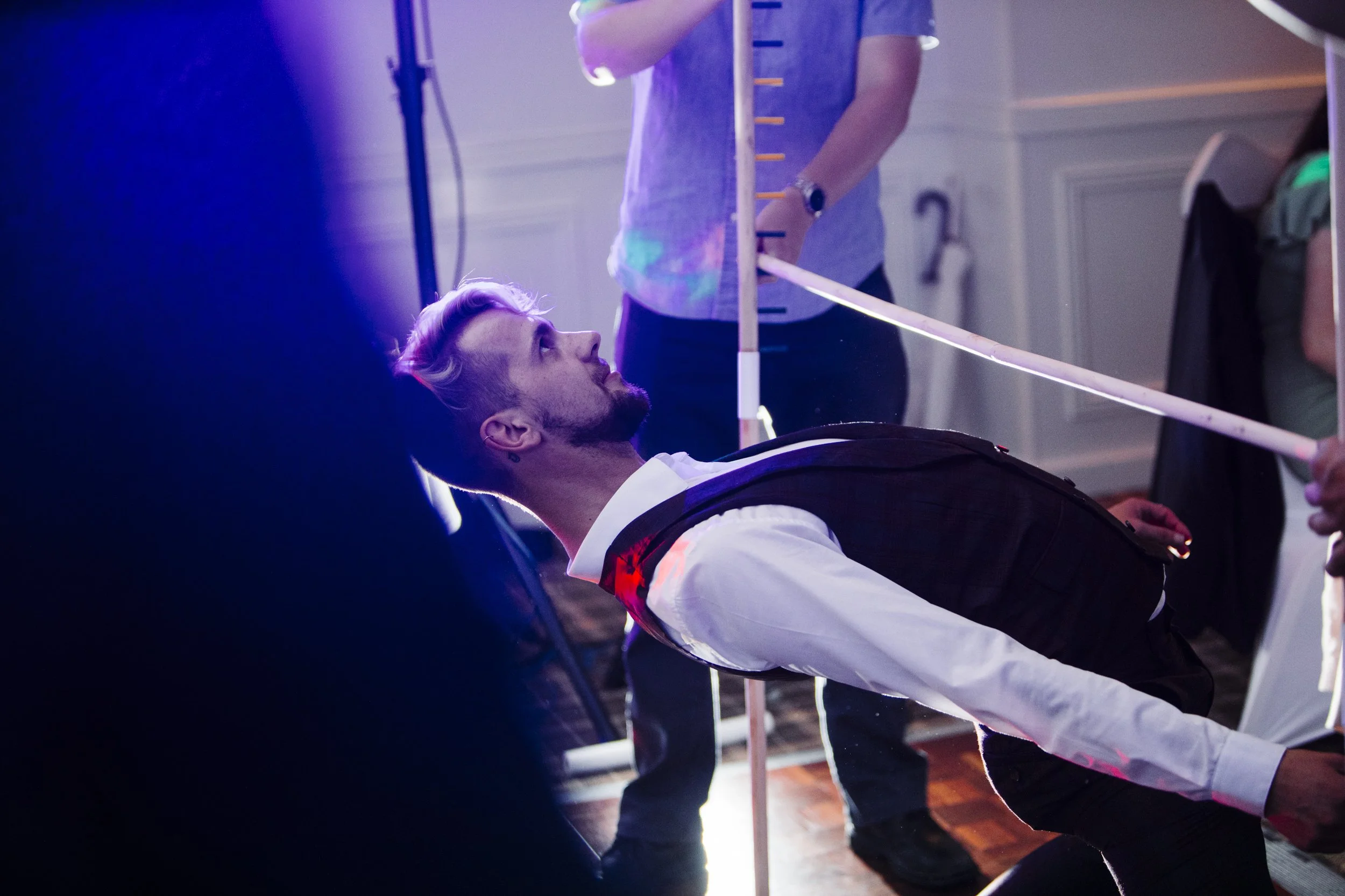 The Park Hotel Liverpool Wedding Photography: Limbo Laughter