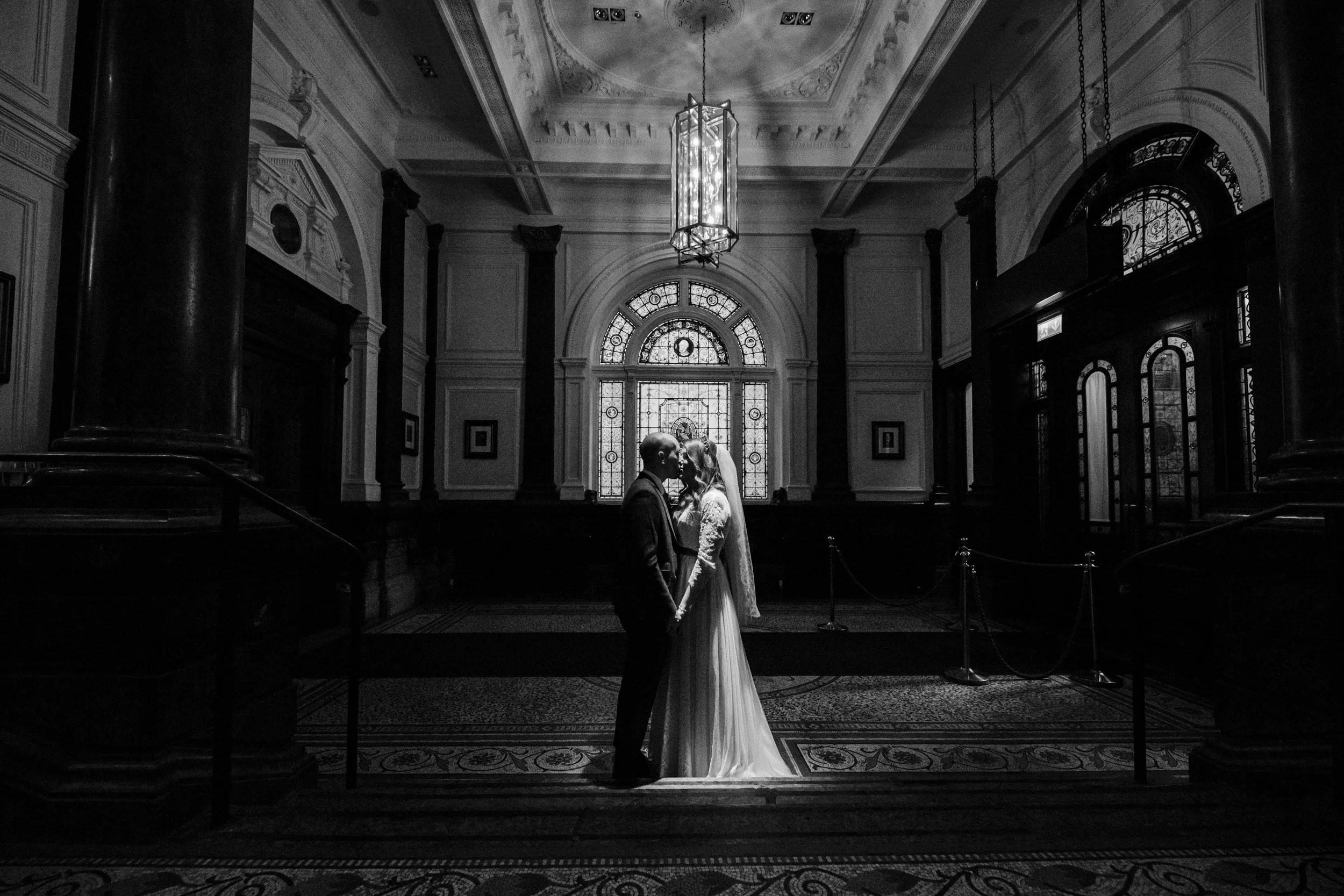  elegance of their wedding day, as they celebrate their love in style."