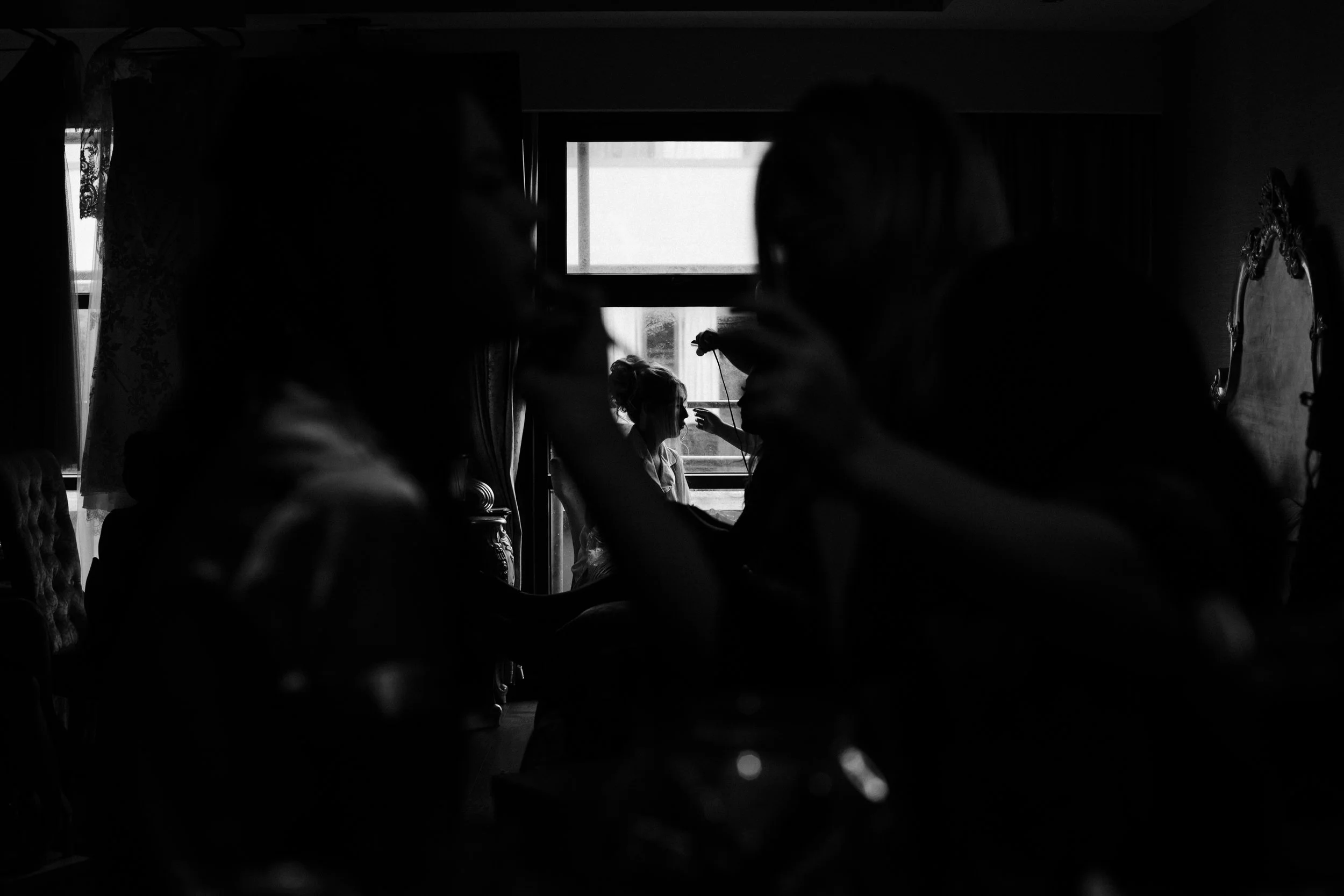 morning preparations at the Liverpool shankly hotel wedding  