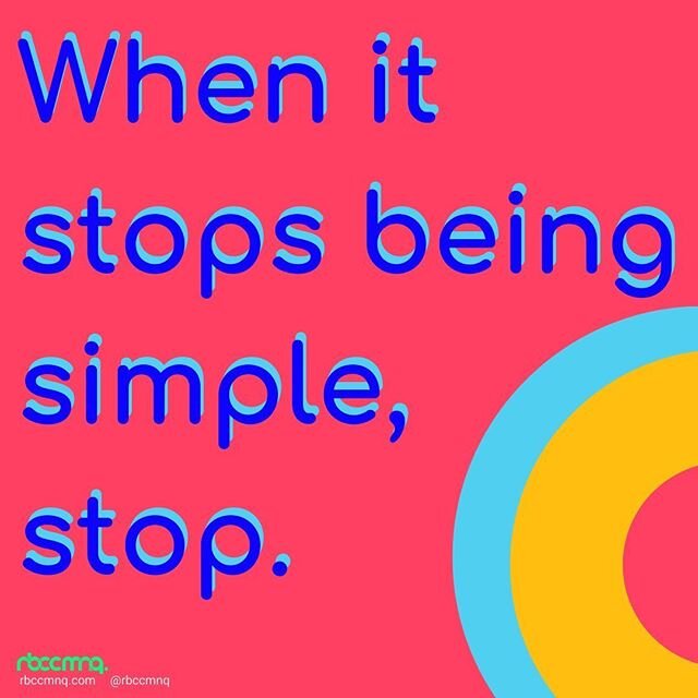 Whether it&rsquo;s a conversation that needs to be had, a personal goal, a new project, cultivating a new habit etc., when overwhelm sets in, it may be time to take inventory so you can focus on what you&rsquo;re really trying to achieve. ⁣
⁣
Keep it