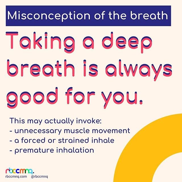 Deep breaths don&rsquo;t work for everyone, and they're not appropriate  for every situation. ⁣
⁣
Sometimes, the simple act of merely focusing on our breathing can be a more effective, gentler way of regulating our nervous system. ⁣
.⁣
.⁣
.⁣ #breathe