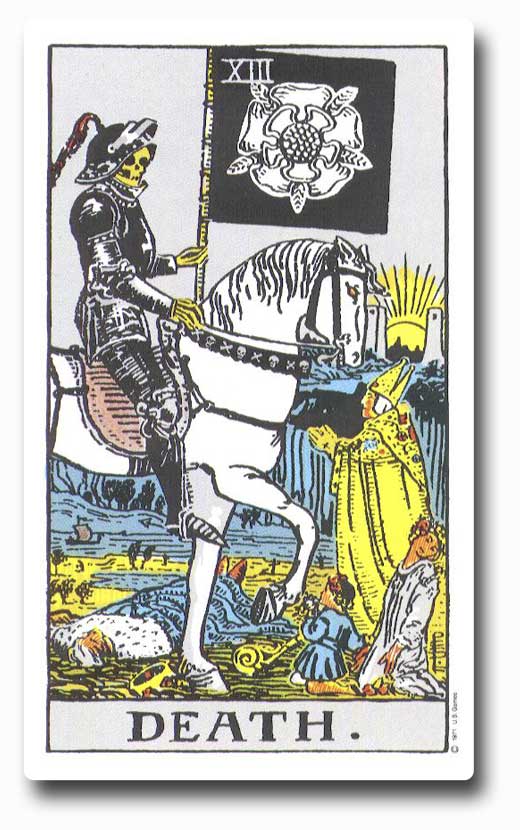 Death is card 13 of the Major Arcana