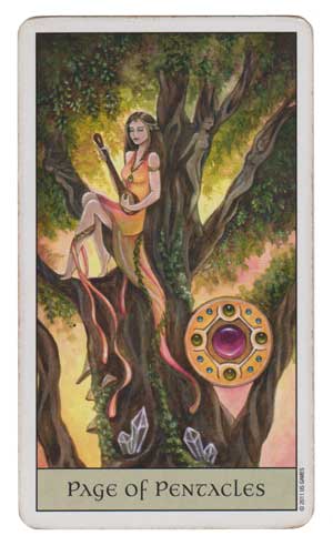 Crystal Visions Tarot Copyright Jennifer Galasso Image used with permission.