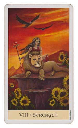 Crystal Visions Tarot Copyright Jennifer Galasso Image used with permission.