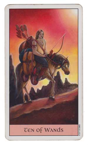 Crystal Visions Tarot Copyright Jennifer Galasso Image used with permission.