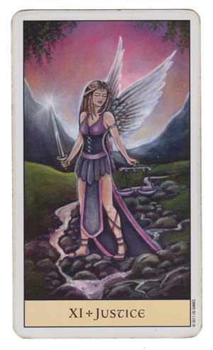 Crystal Visions Tarot Copyright Jennifer Galasso Image used with permission.
