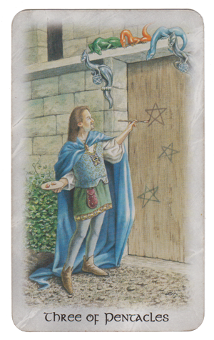 Celtic Dragon Tarot, art by Lisa Hunt . Used with permission.
