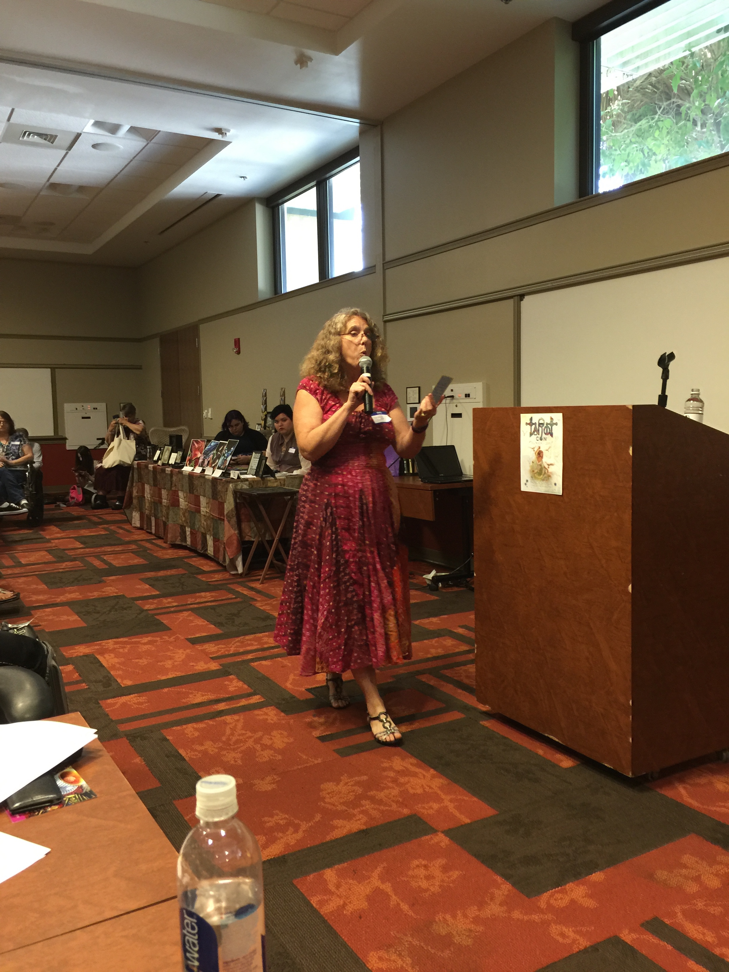  Christiana Gaudet presented "Talk with Tarot and Find your Flow". 