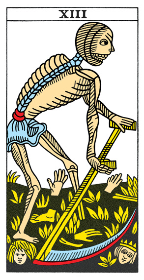 Card 13 from the CBD Tarot de Marseille