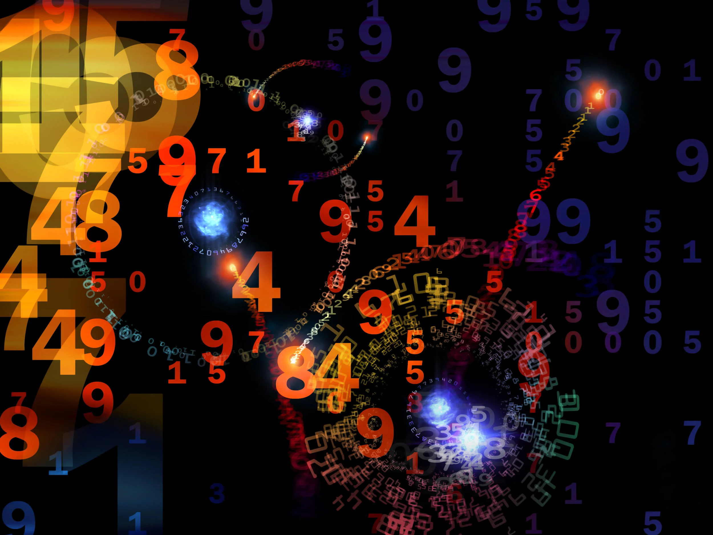 Abstract Digital World Background