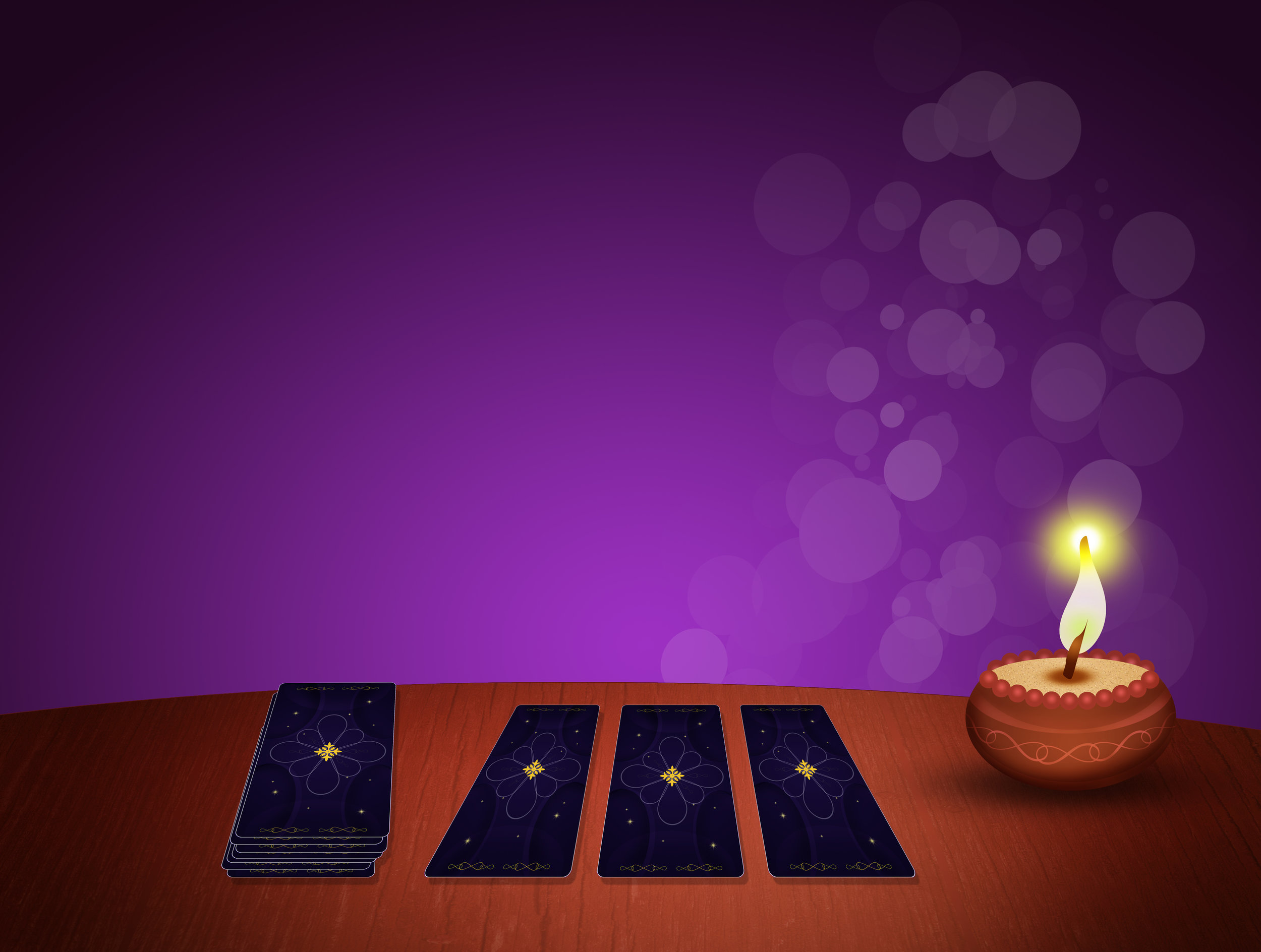 illustration of tarots