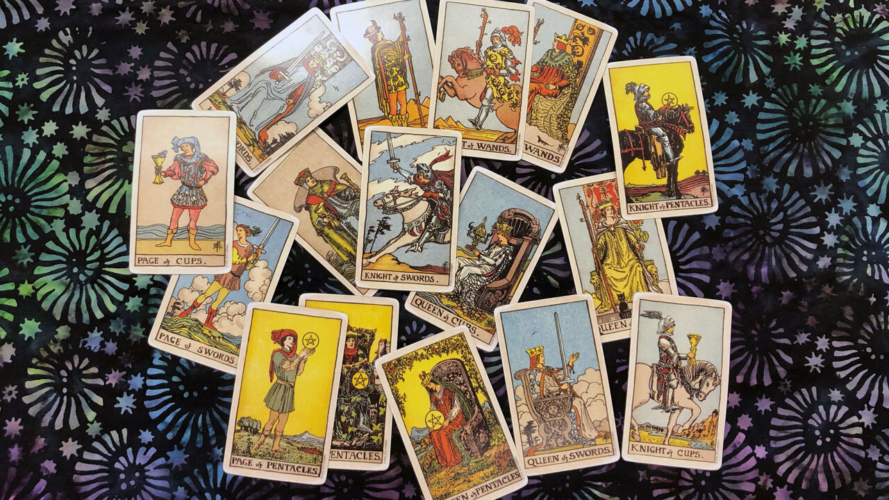 Your Journey Through the Tarot Court Live on Zoom