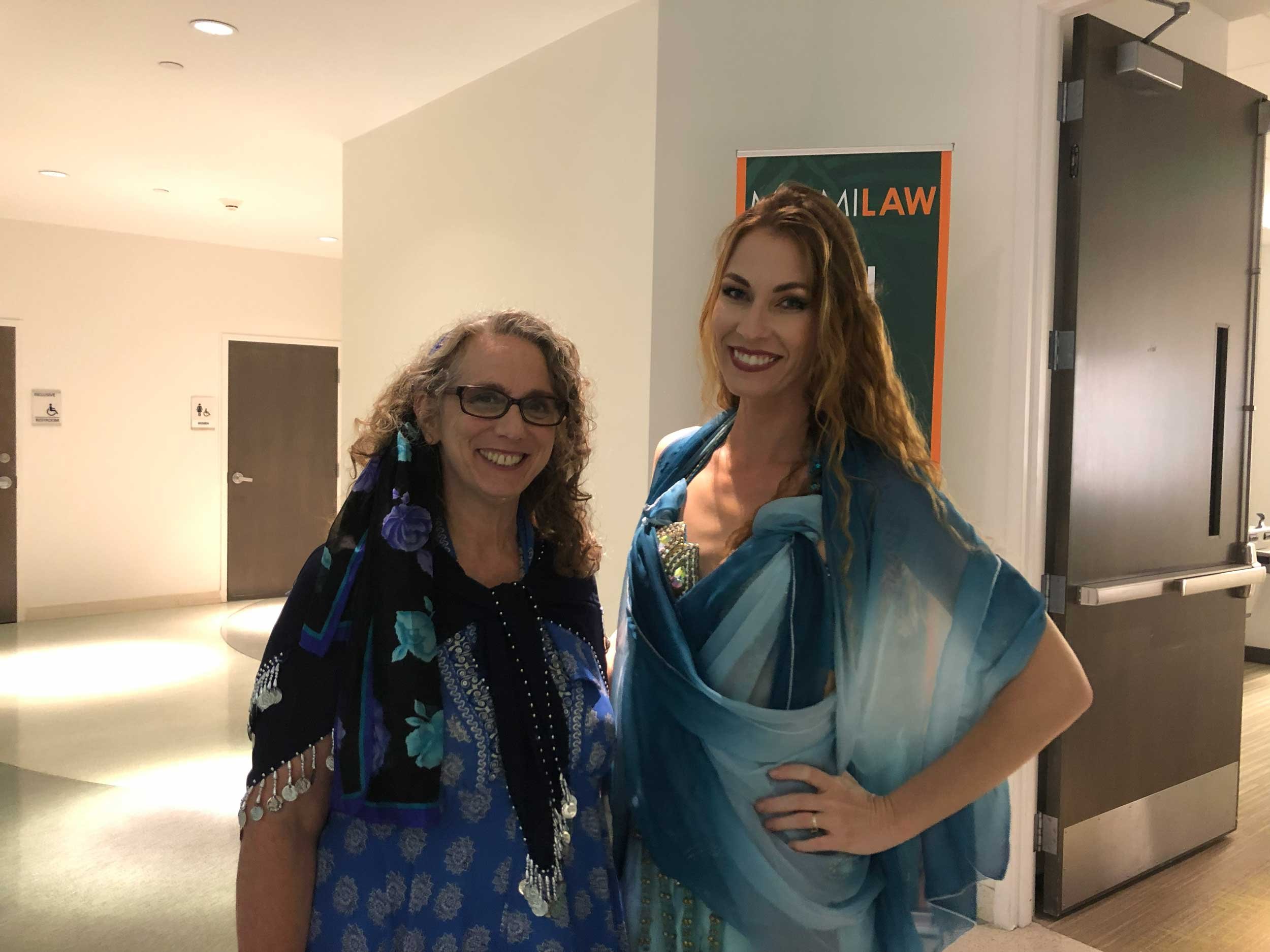 Christiana and Amy Forman working together at UM, 2017.