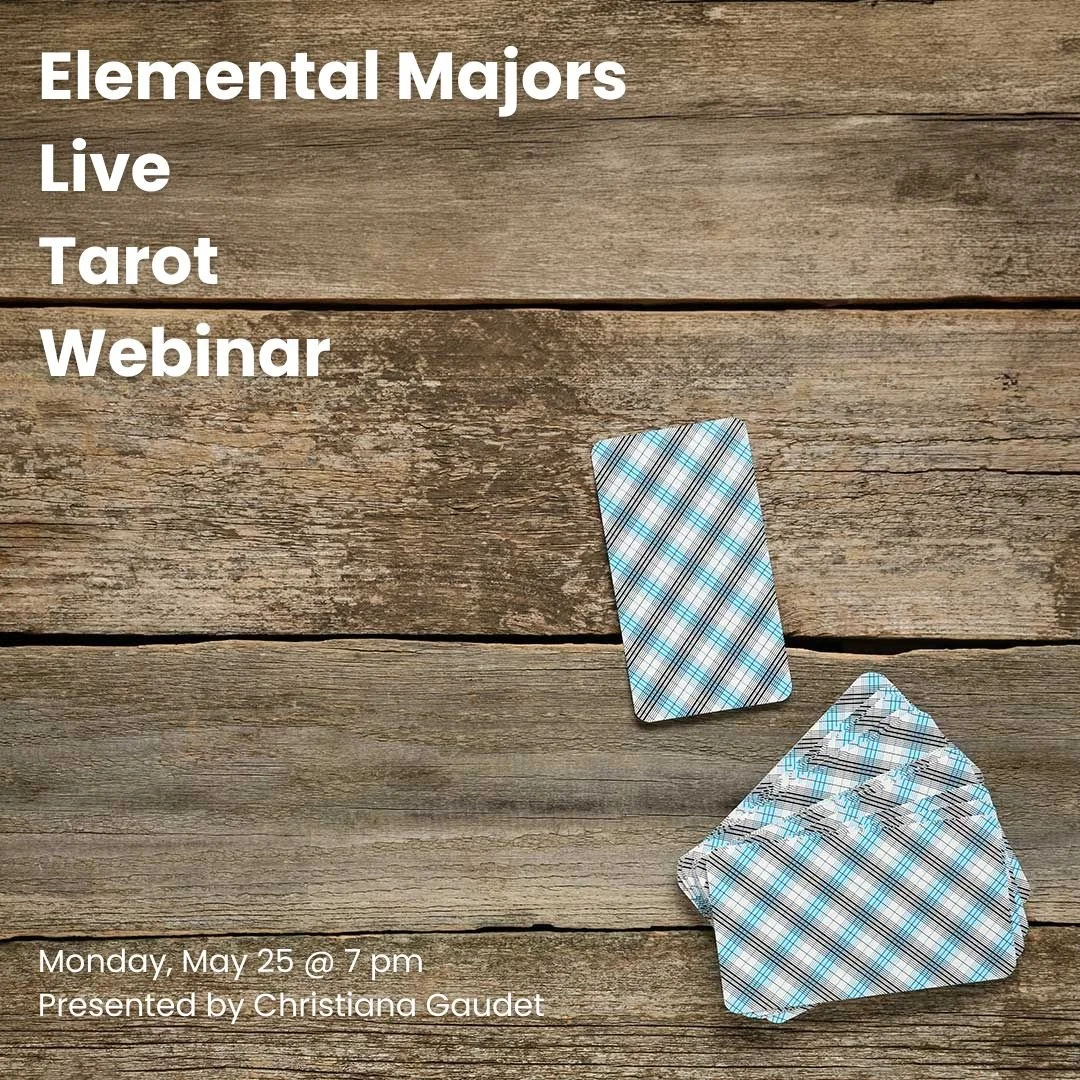 Elemental Majors Live Tarot Webinar
