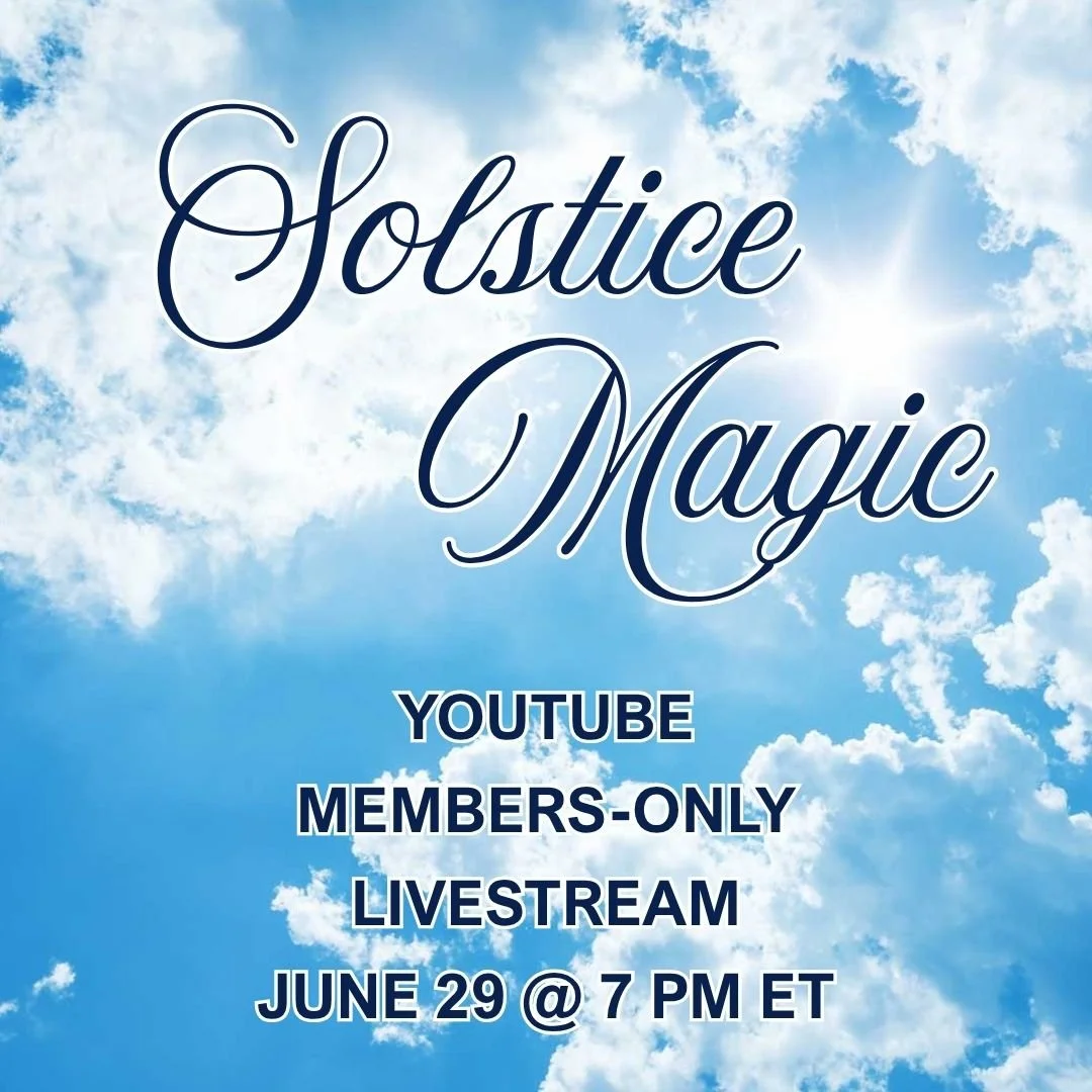 Solstice Magic Members-Only Livestream on YouTube
