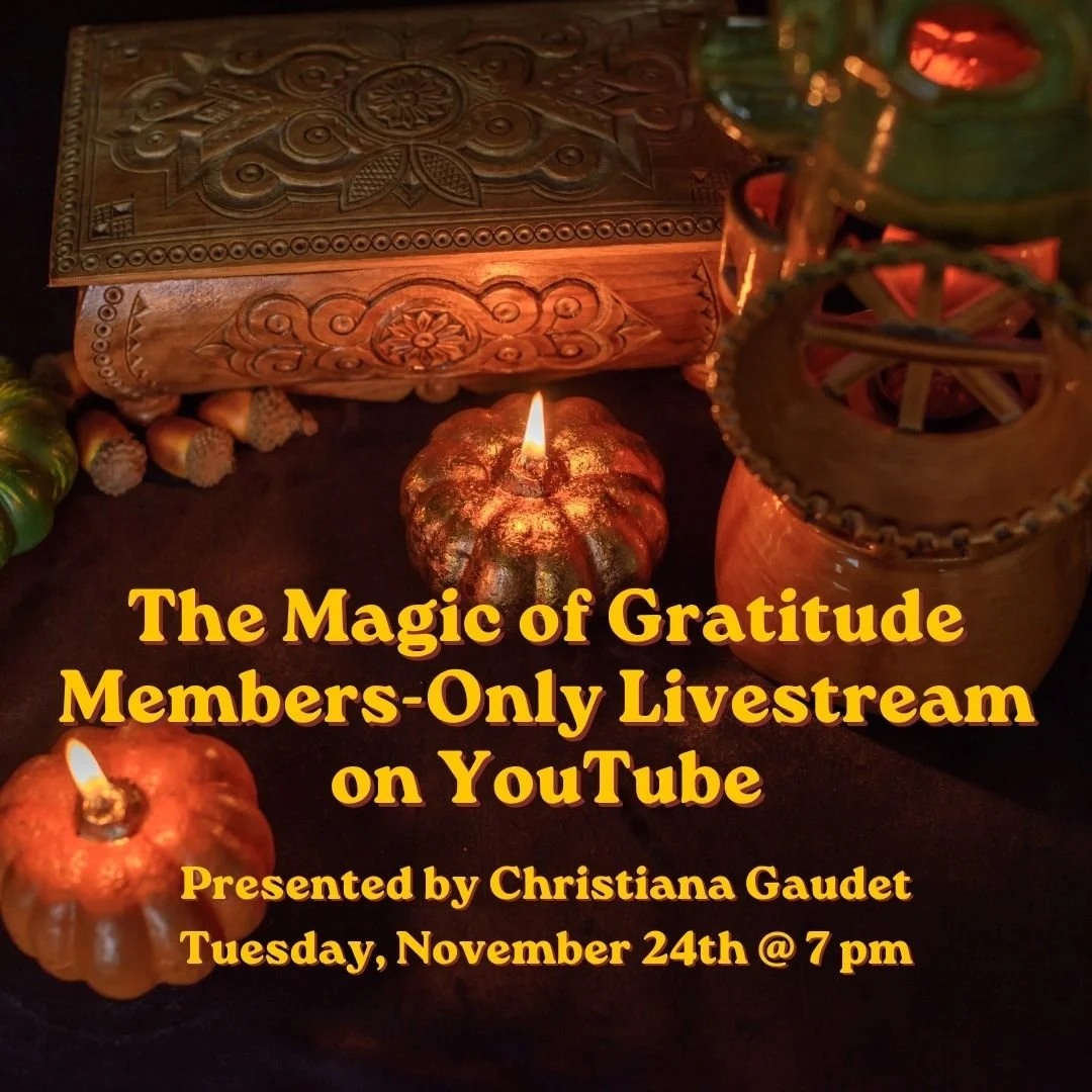 The Magic of Gratitude Members-Only Livestream on YouTube