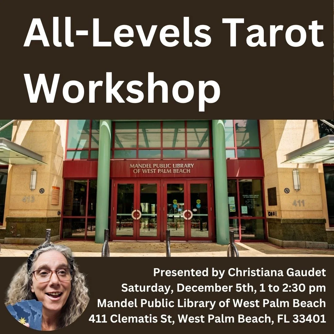 All-Levels Tarot Workshop at Mandel Public Library of West Palm Beach