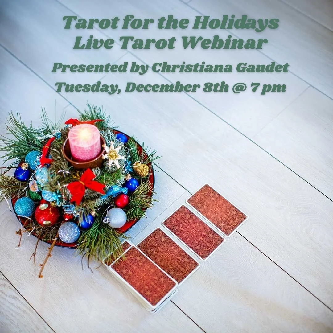 Tarot for the Holidays Live Tarot Webinar