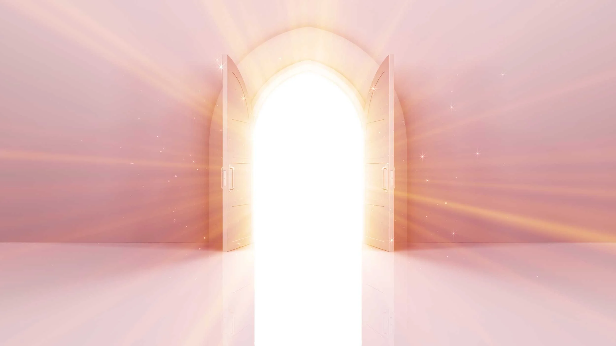 Illustration of a door to the unknown.