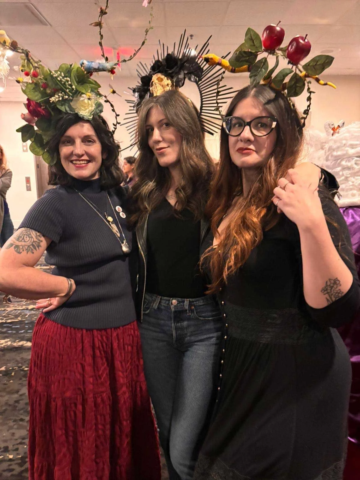 Stacey, Leslie, and Maria at the StaarCon 5 Opening Ceremony.