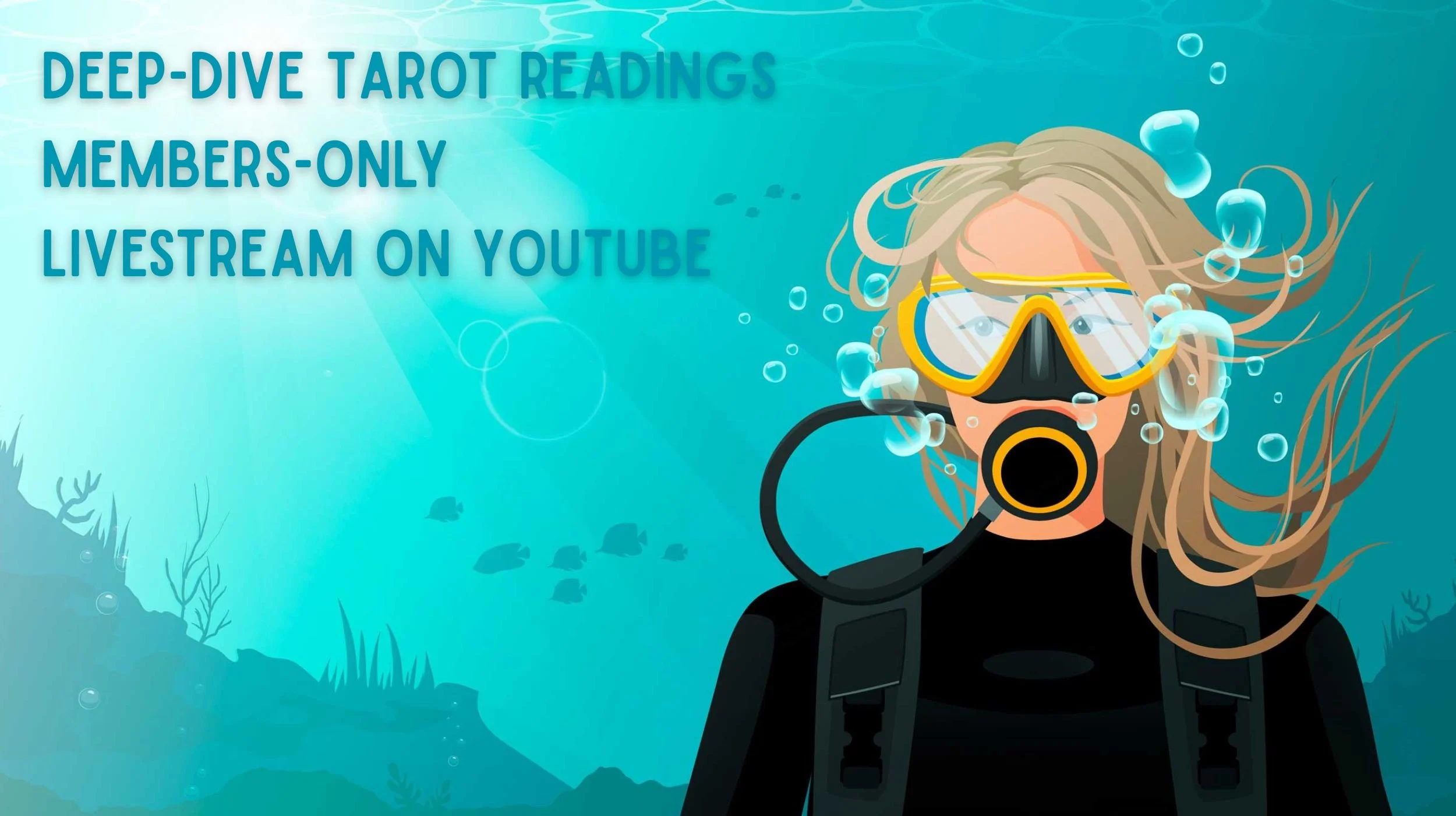 Monday, March 30 @ 7 pm: Deep-Dive Tarot Readings Members-Only Livestream on YouTube.