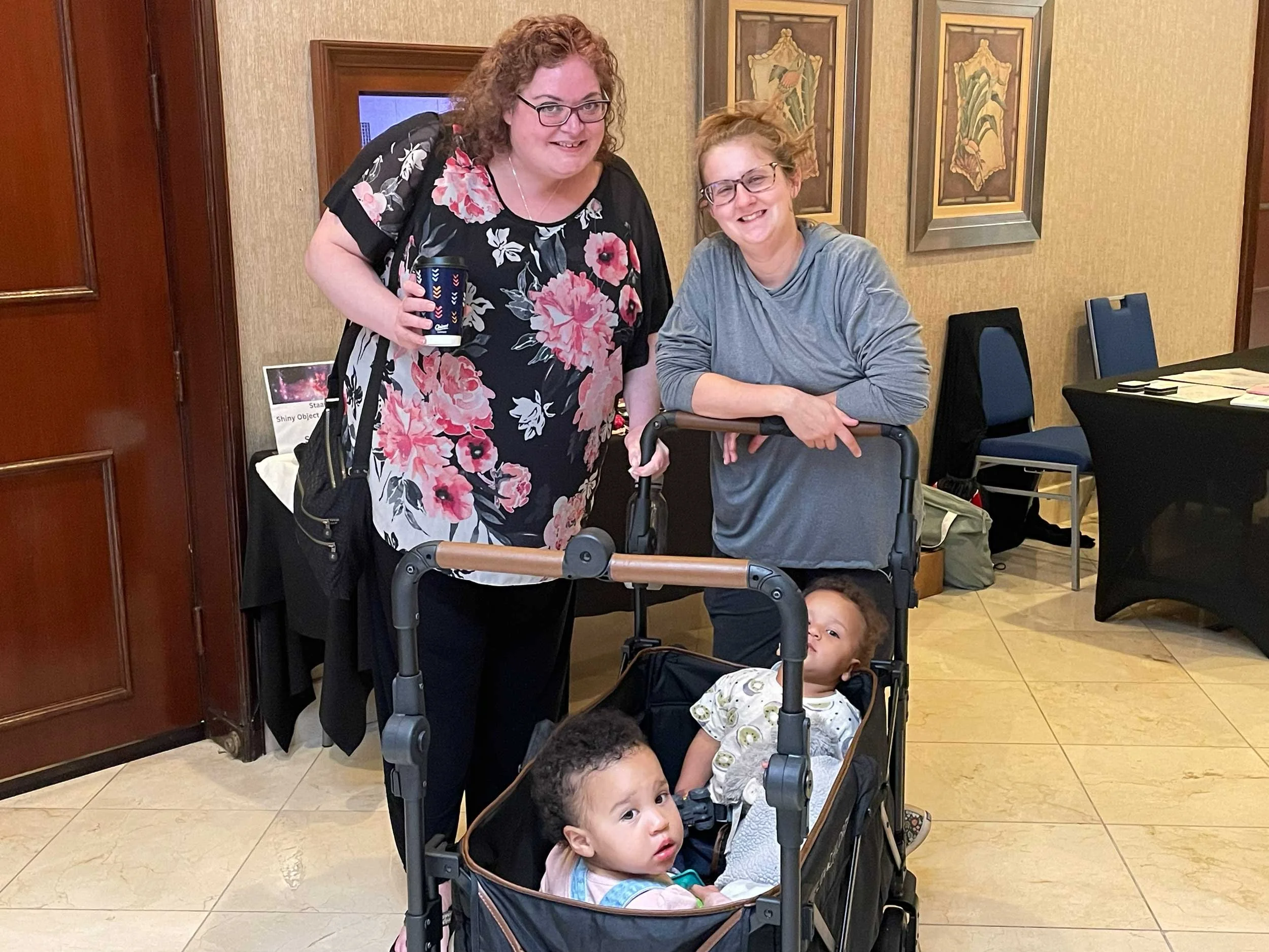 Marion, Allison and the youngest StaarCon ambassadors