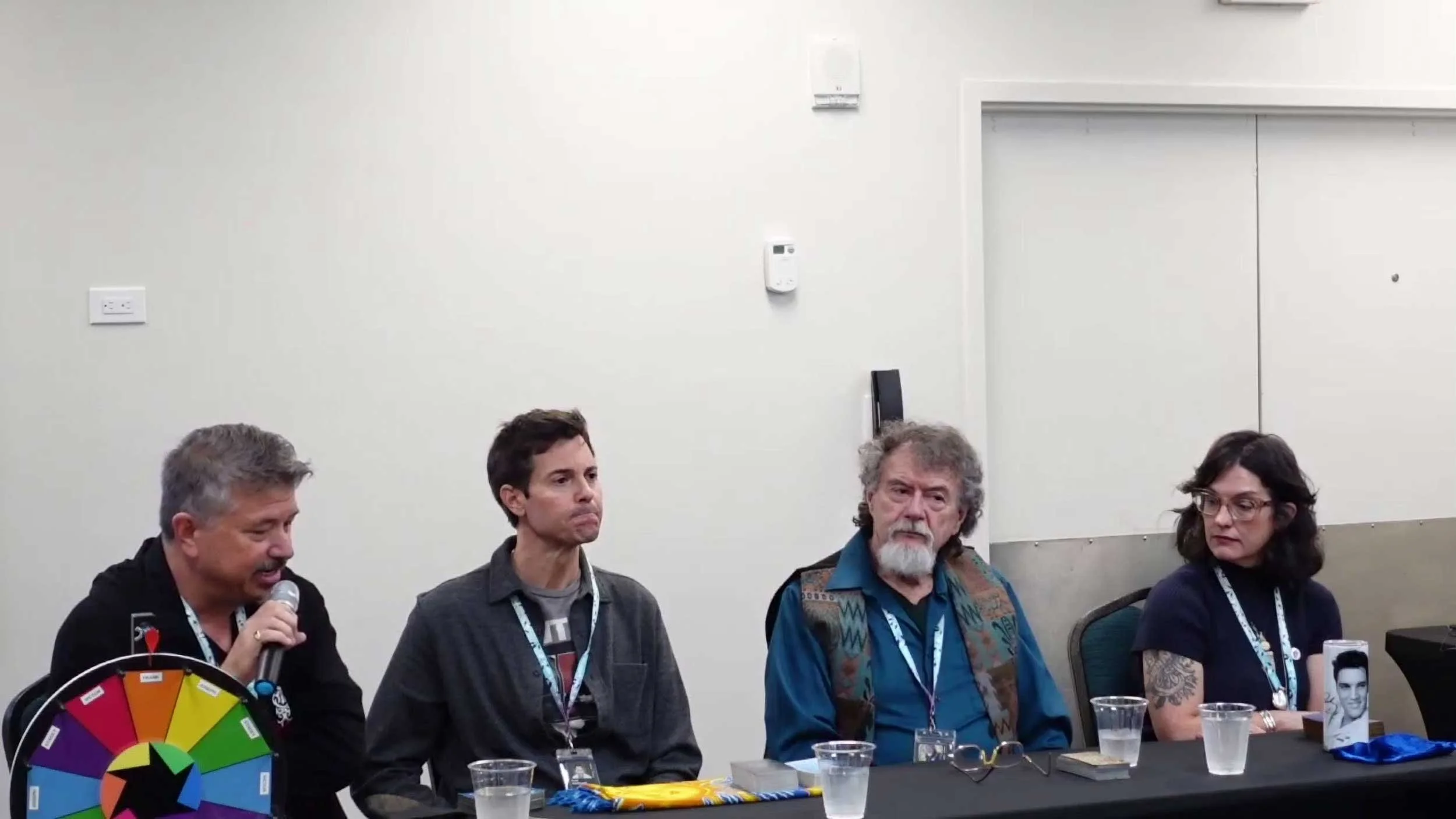 Joseph Farrar speaks during the Game of Fortune Panel Readings at StaarCon 5.