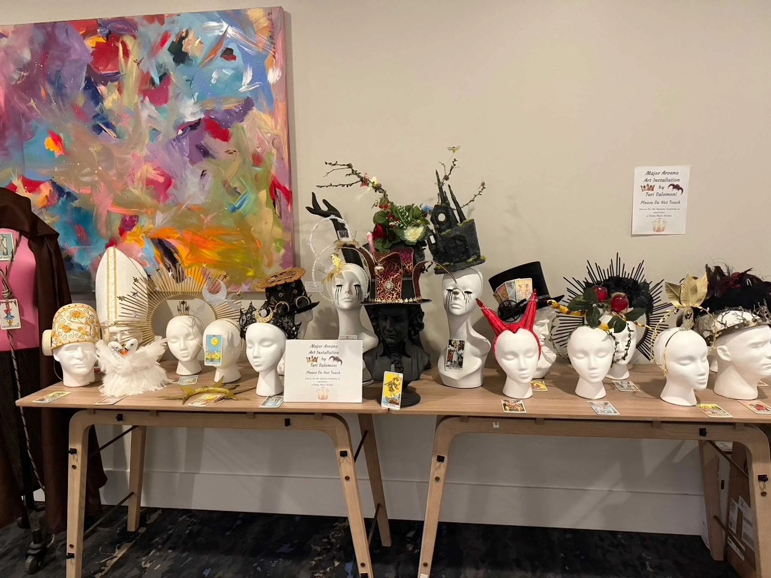 The Major Arcana Art Installation at StaarCon 5.