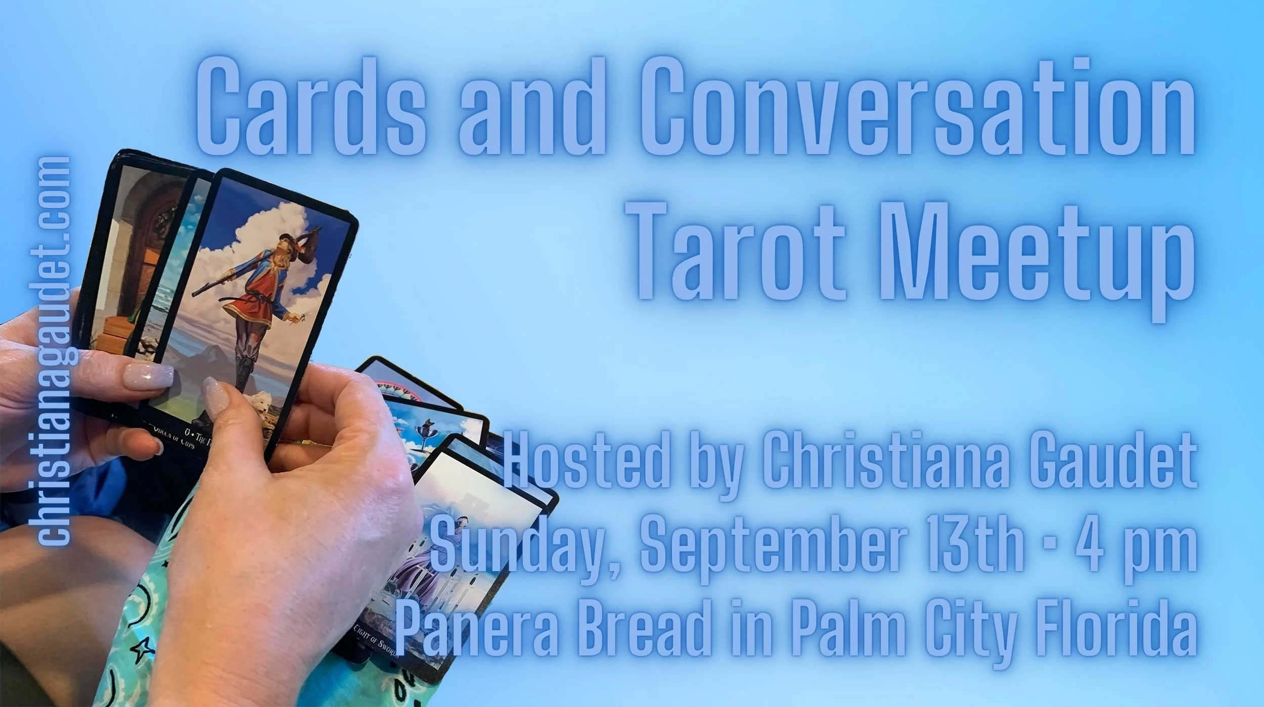 Sunday, September 13, 4 to 6 pm: Cards and Conversation Tarot Meetup