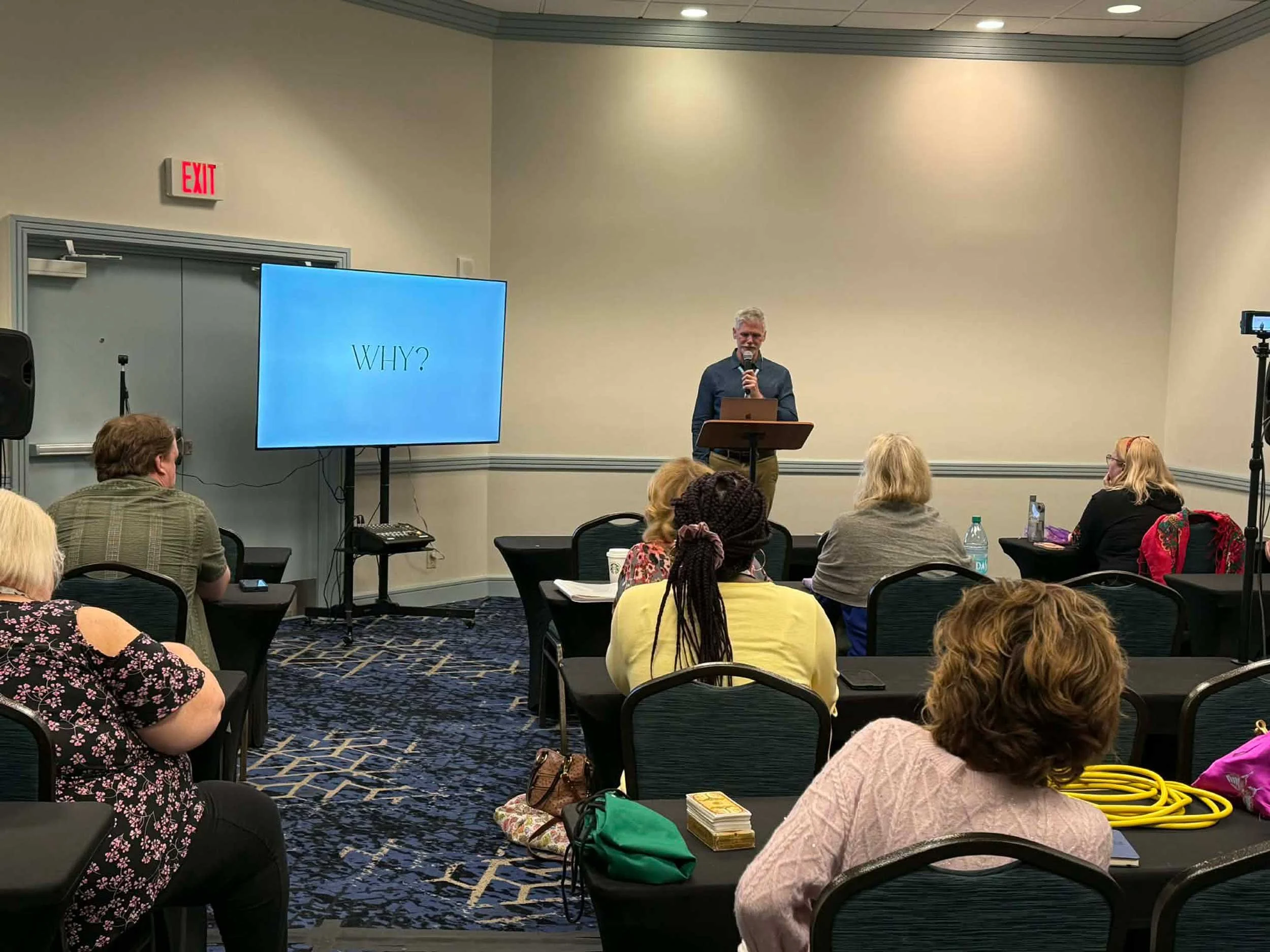 Mitchell Osborn presenting at StaarCon 5.