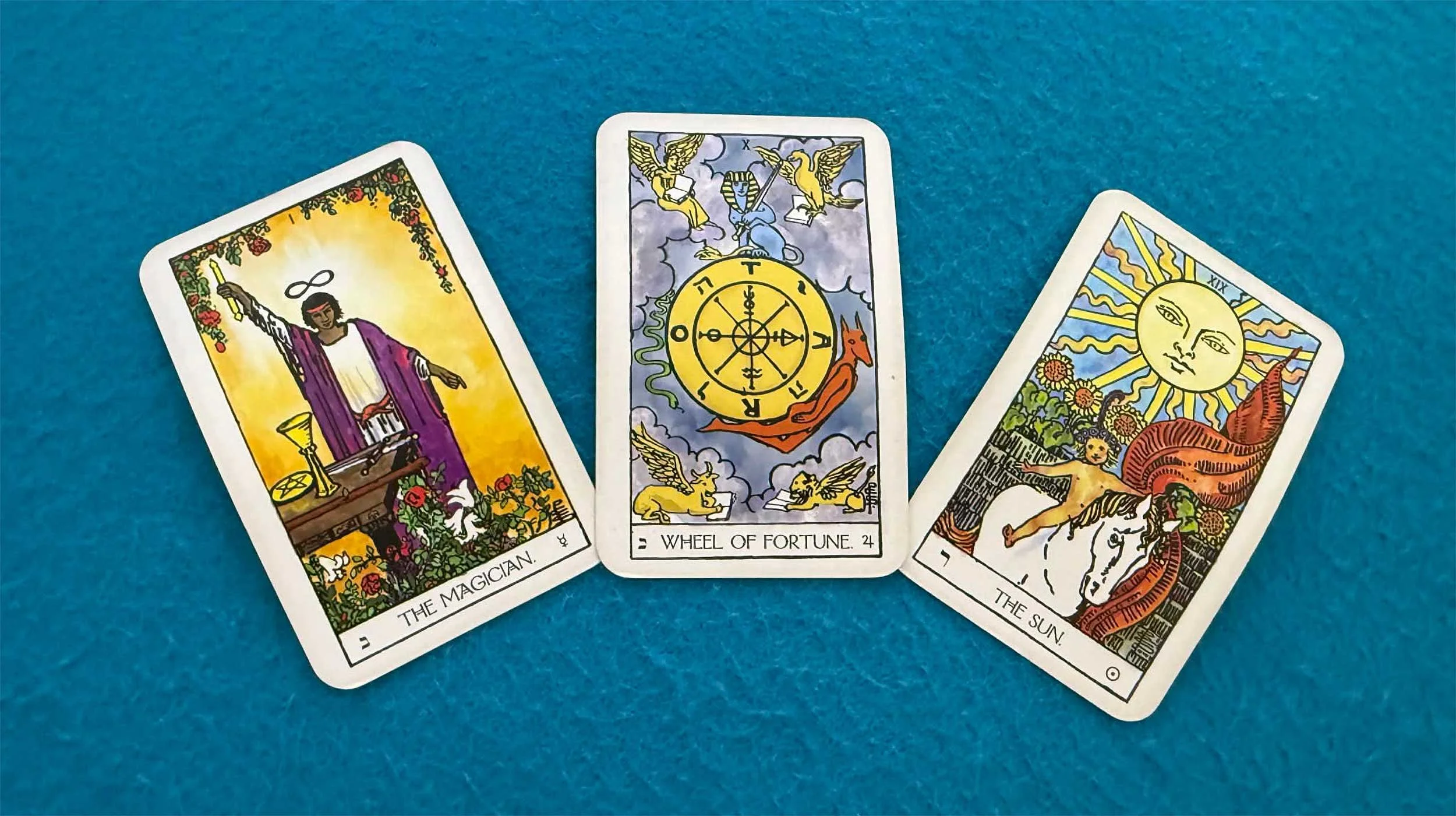 The three 'one cards' of the Major Arcana.