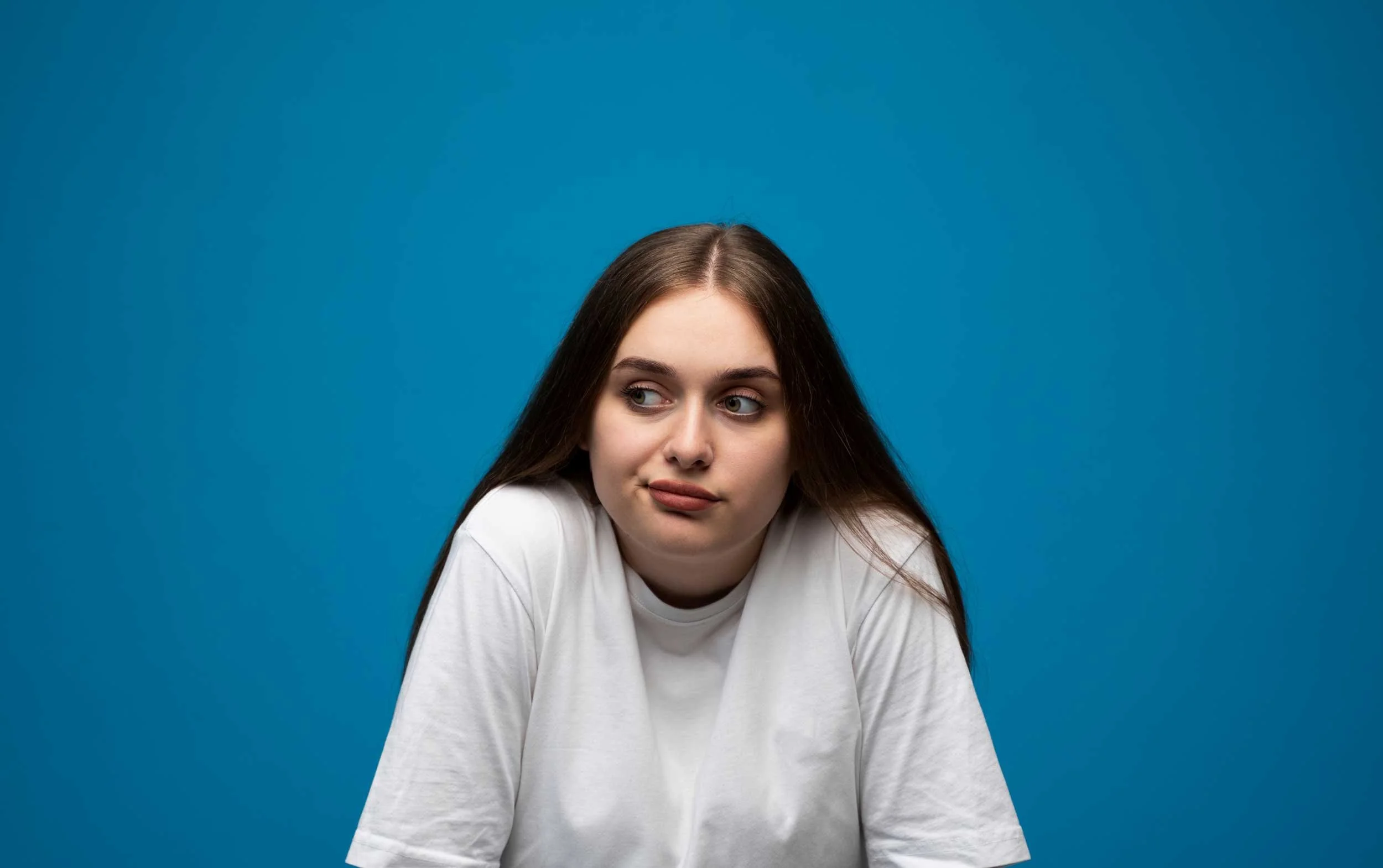 An unenthusiastic young woman.