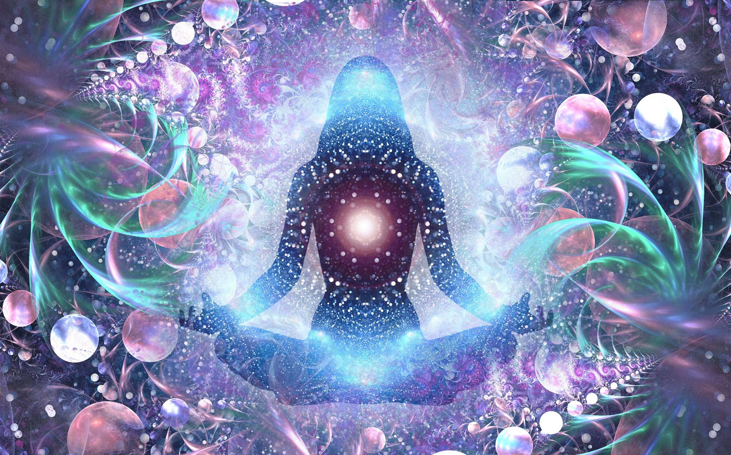 Concept illustration of Meditation.