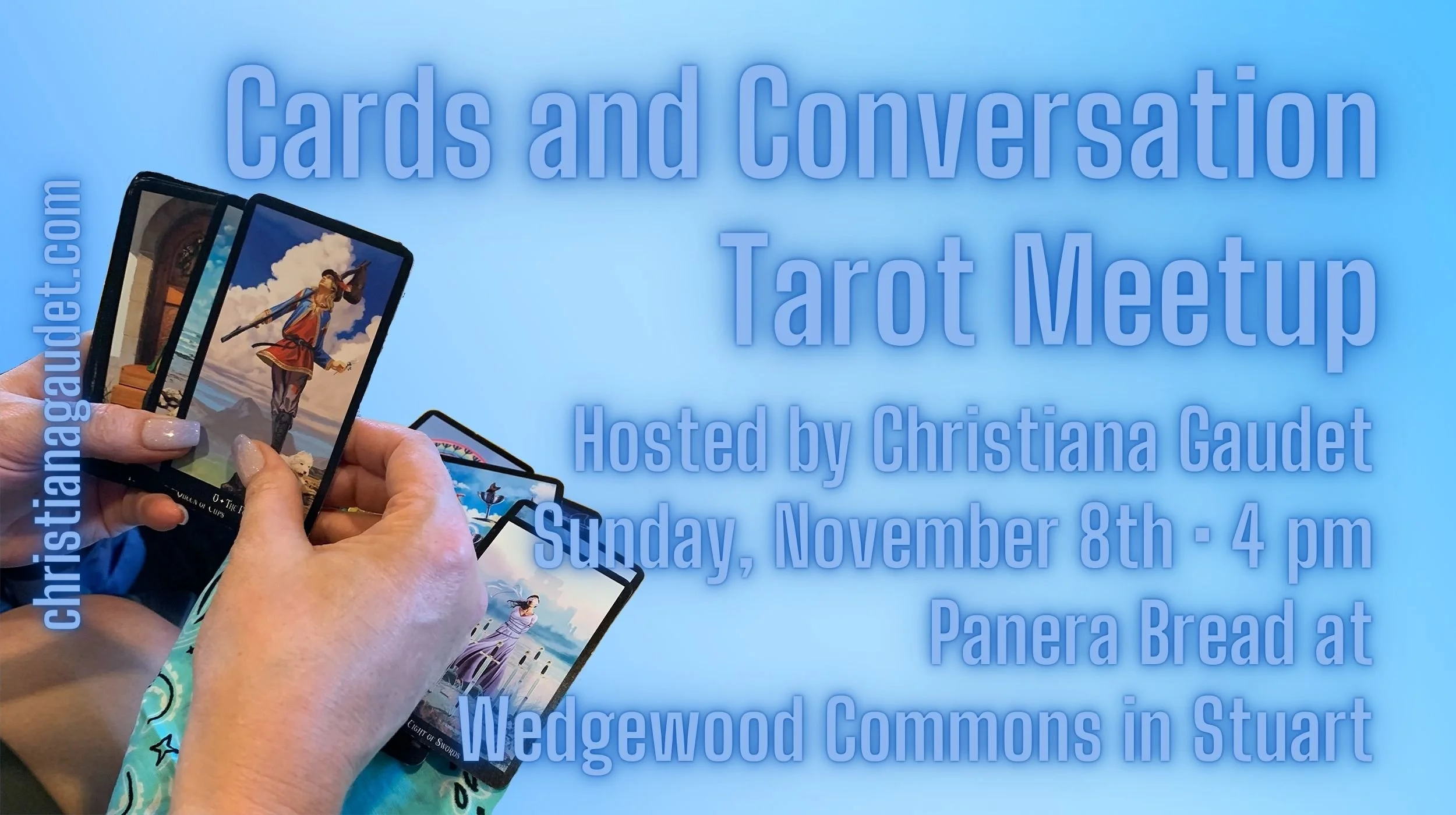 Sunday, November 8, 4 pm ET: Cards and Conversation Tarot Meetup
