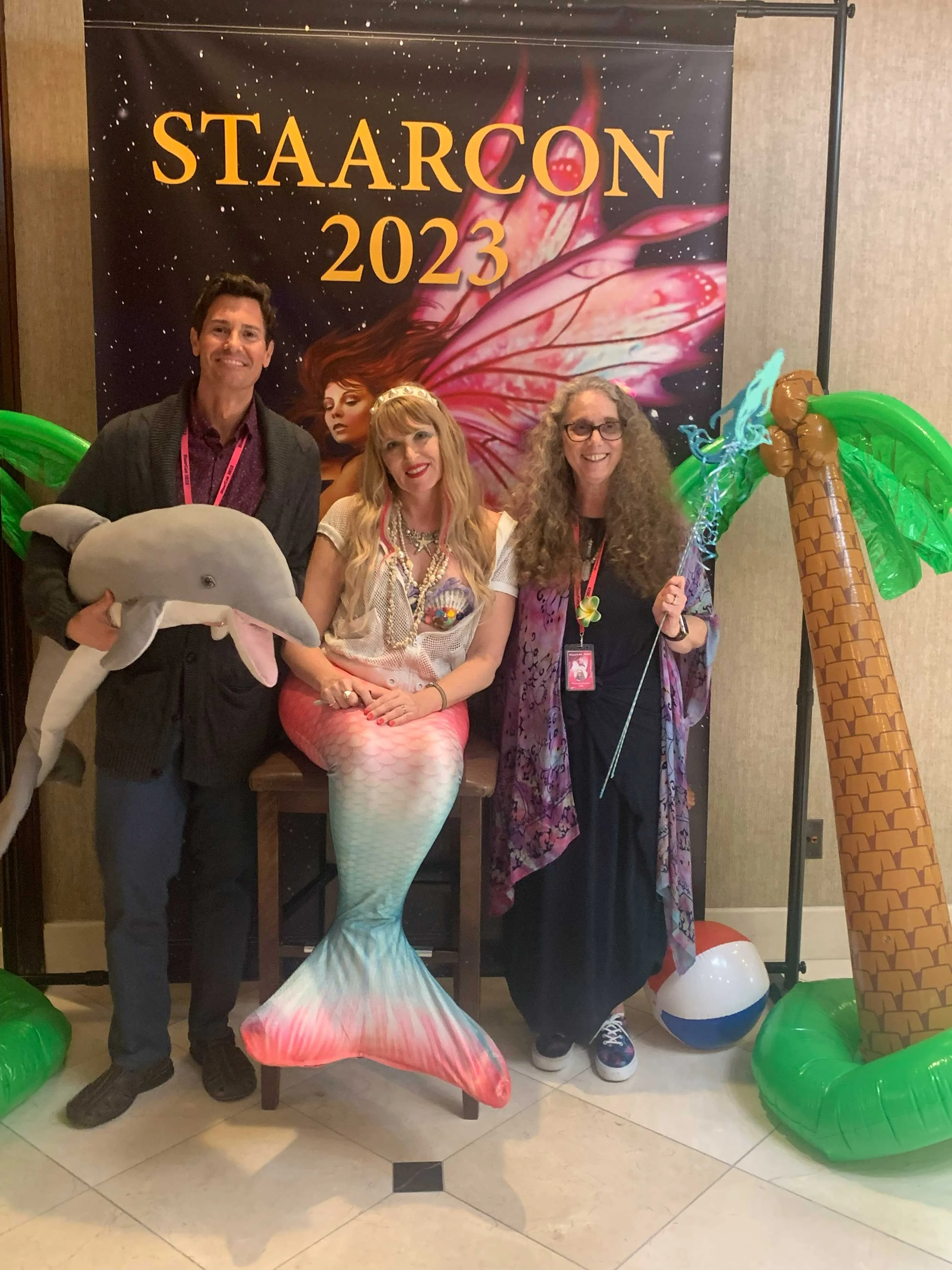 Christiana Dame Darcy and Frank Kwiatkowski at StaarCon 2023.
