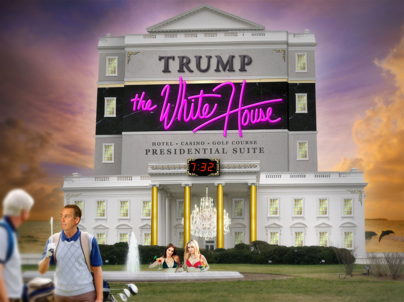 I created this graphic for the 2011 White Correspondents' Dinner to help Obama stick it to Trump.