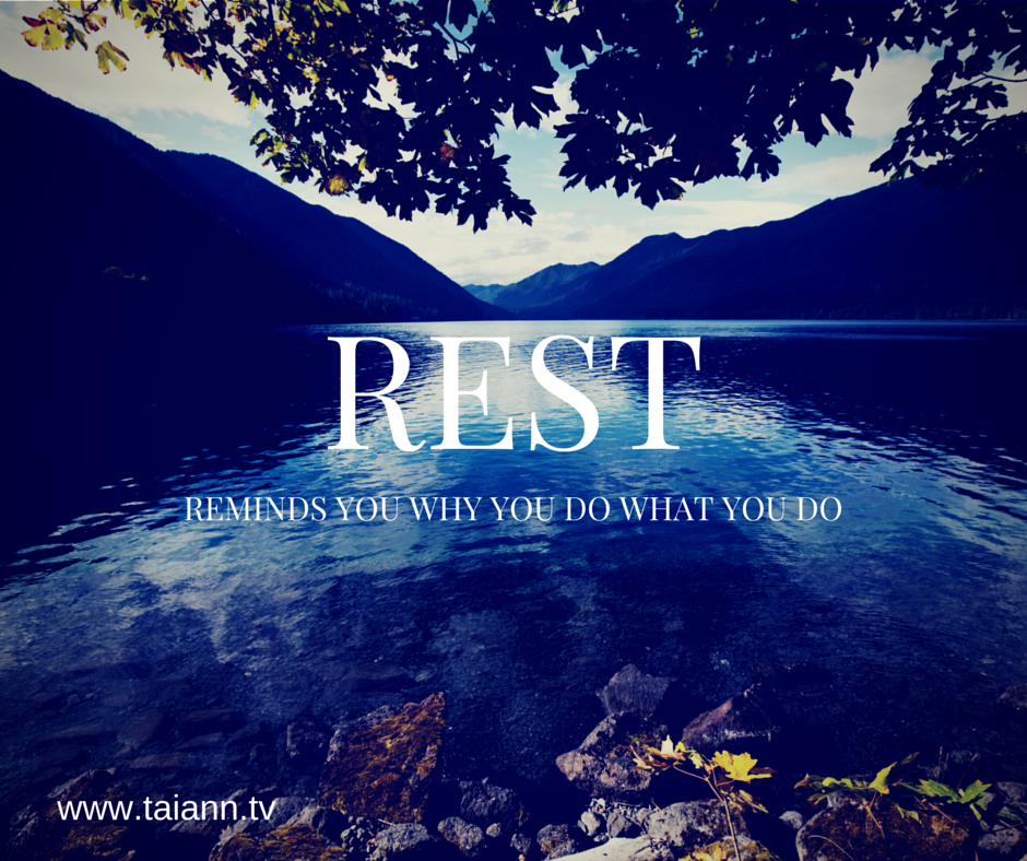 Why is rest so important?