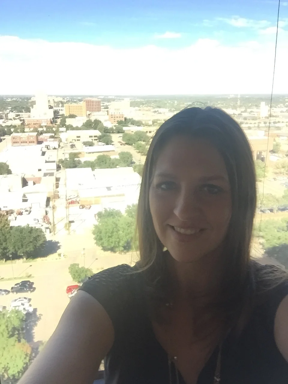 How cool is it that we are able to speak directly over the economic hub of our city. There will be lots of blessings and declarations going out from this space!